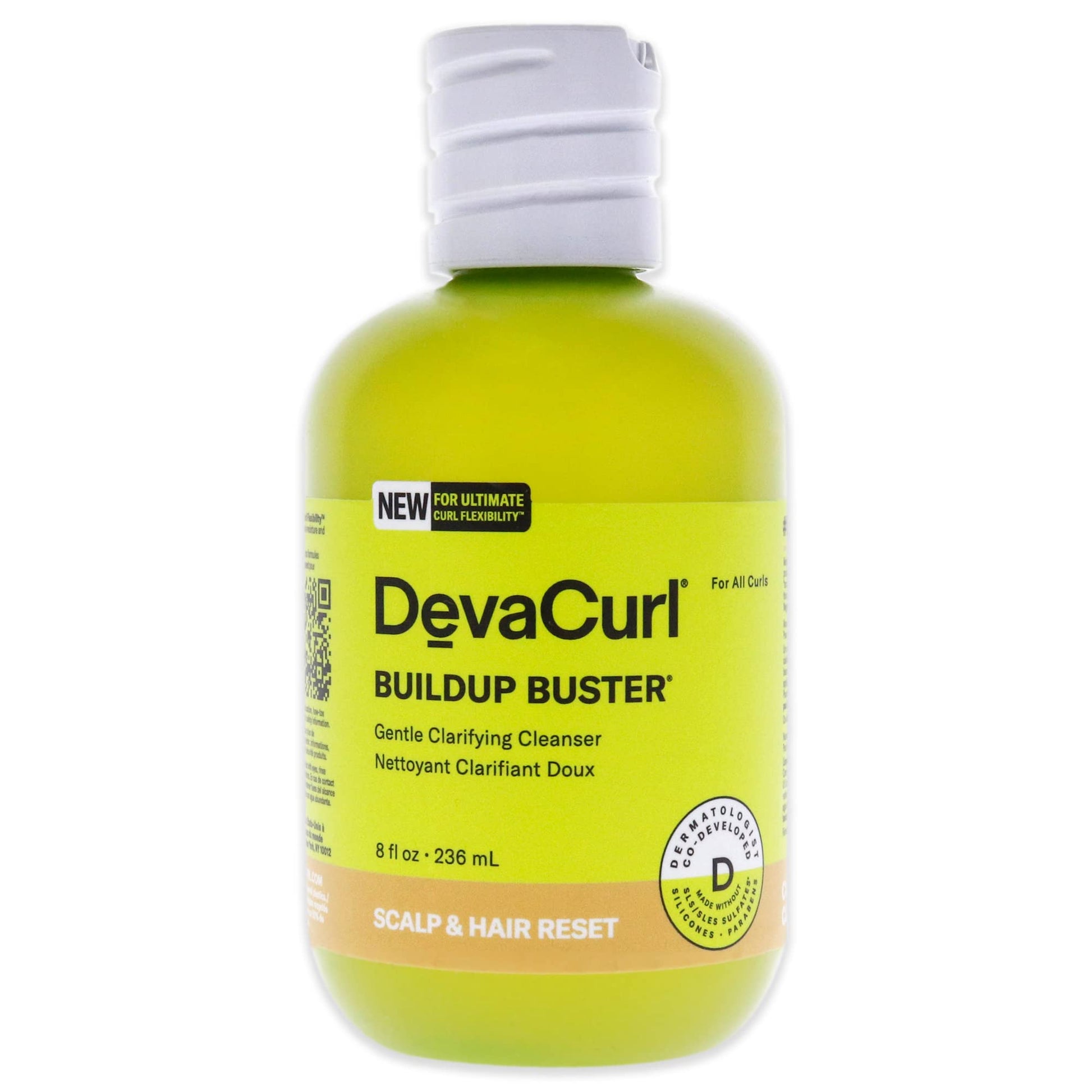 White Smoke DevaCurl Buildup Buster Gentle Clarifying Cleanser, Green Oasis, 8 fl. oz.