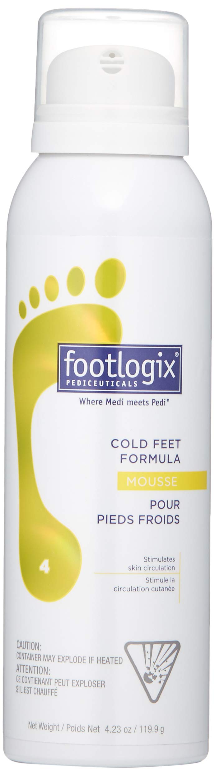White Smoke Footlogix Specialty Cold Feet Formula, 4.23 Ounce