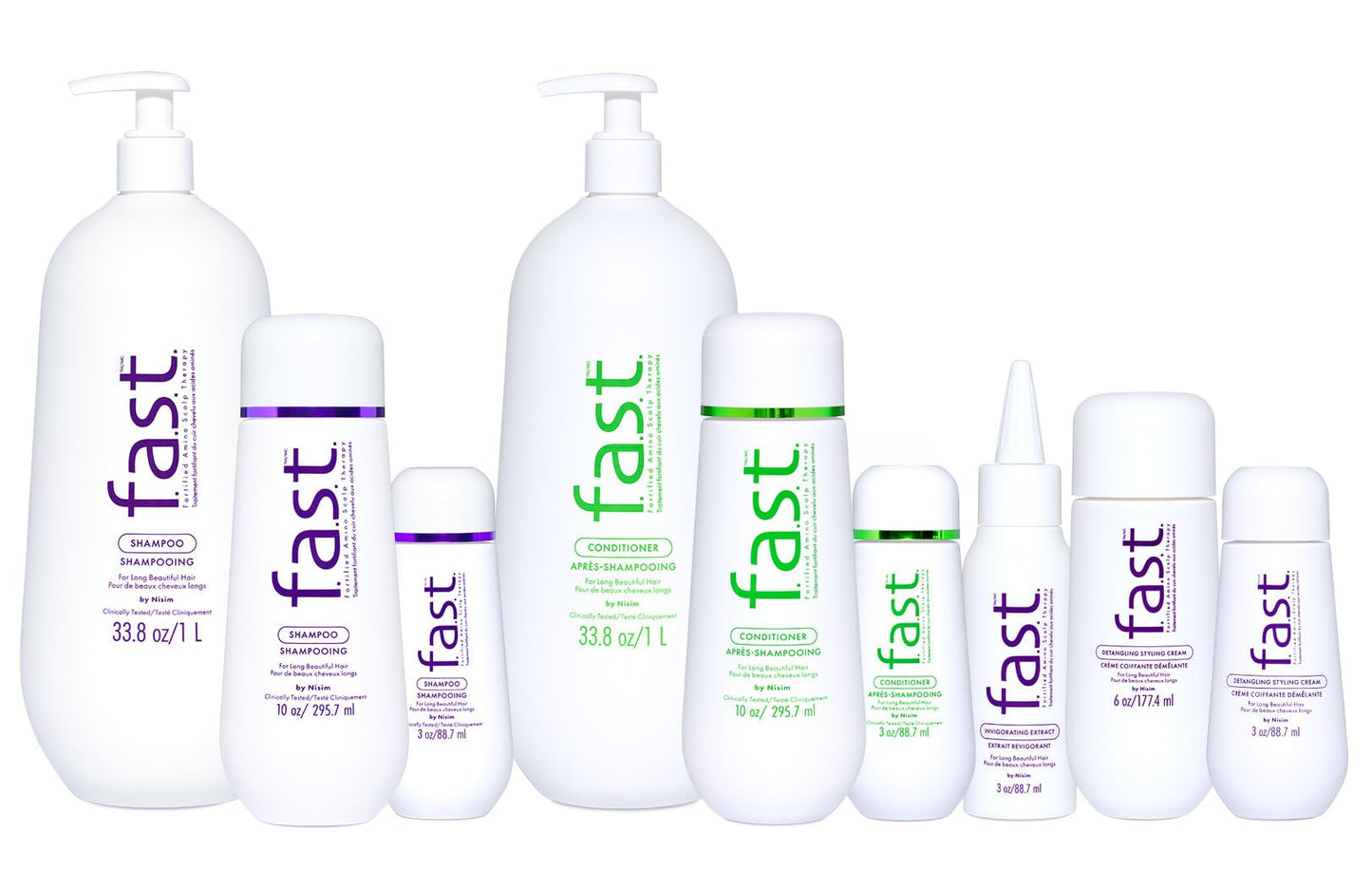 White Smoke Nisim F.A.S.T. Fortified Amino Scalp Therapy Detangling Styling Cream for Long Beautiful Hair, 3 oz (6 oz)