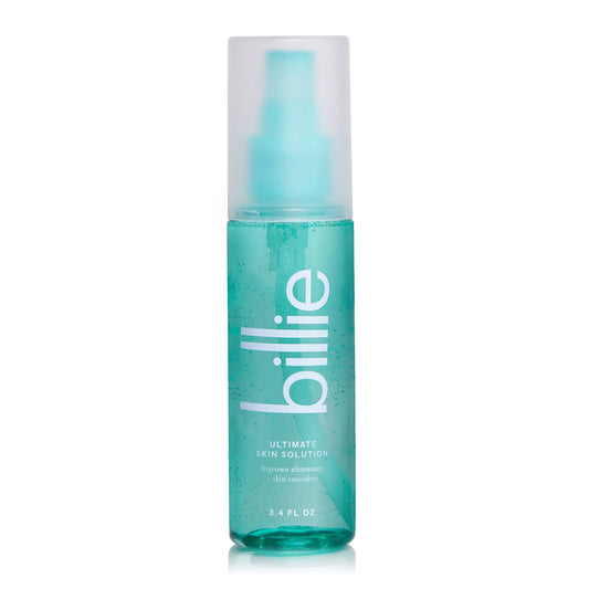 Medium Aquamarine Billie Ultimate Skin Solution - Ingrown-preventing AHA spray - 3.4 fl oz