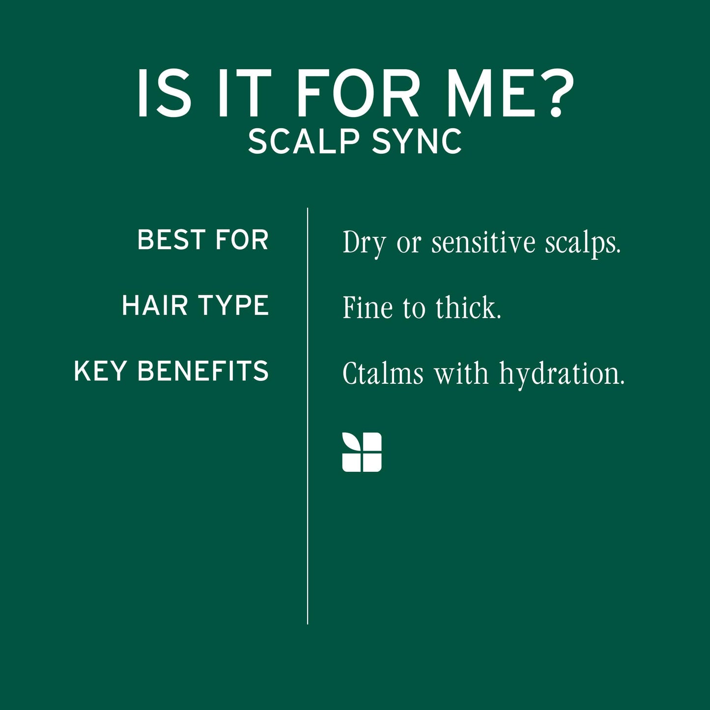 Dark Slate Gray Biolage Scalp Sync Calming Shampoo - Gently Cleanses Dry & Sensitive Scalps, Hydrates & Soothes, Fermented Tea Blend & Glycolic Acid, Vegan & Paraben-Free
