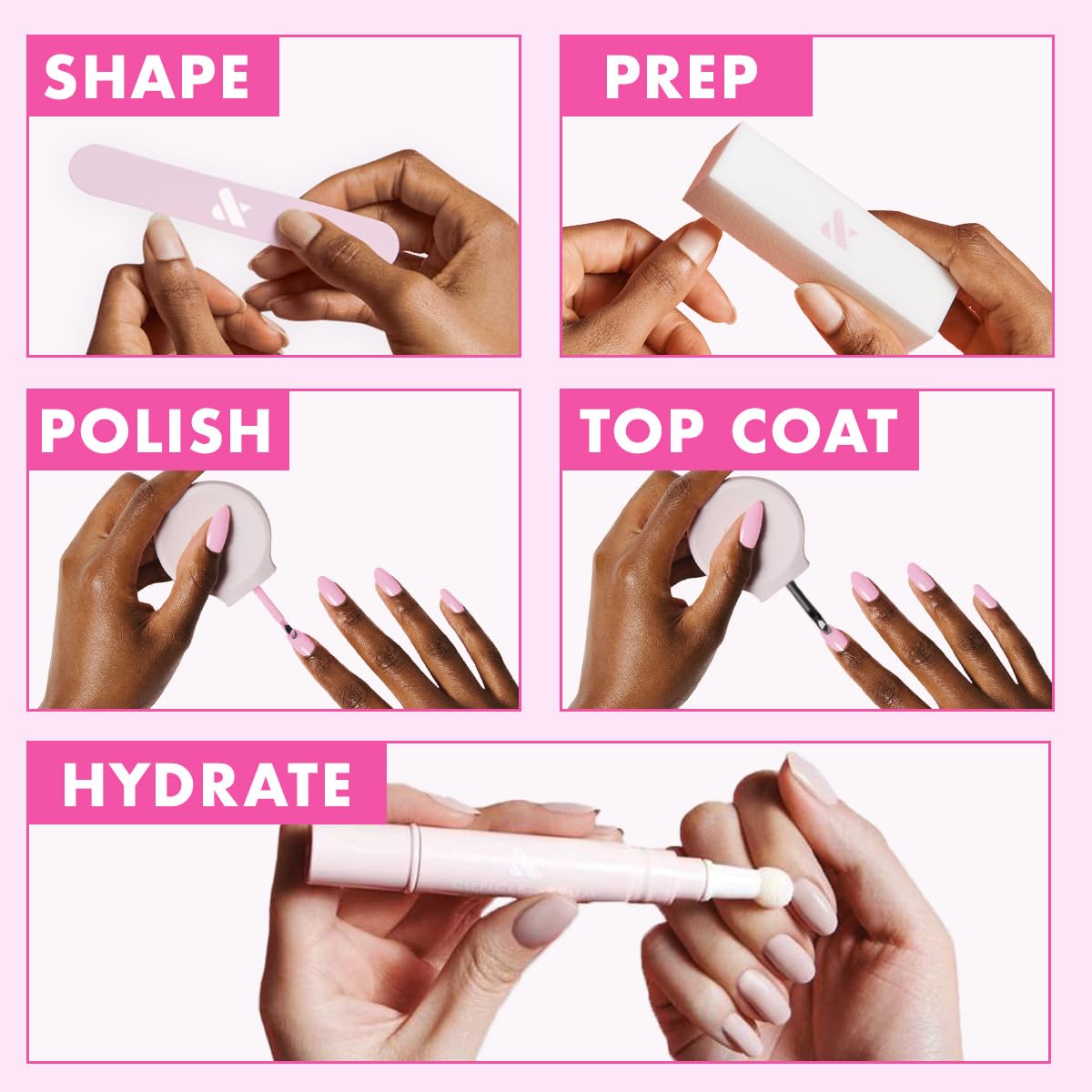 White Smoke Olive & June Quick Dry Nail Polish | Spring Pastel Nails | Instant Fast-Drying Smudgeproof | 15-free Vegan Cruelty-Free | Lasts up to 5 Days | Salon-Quality Manicure Pedicure | Wildest Magenta Purple