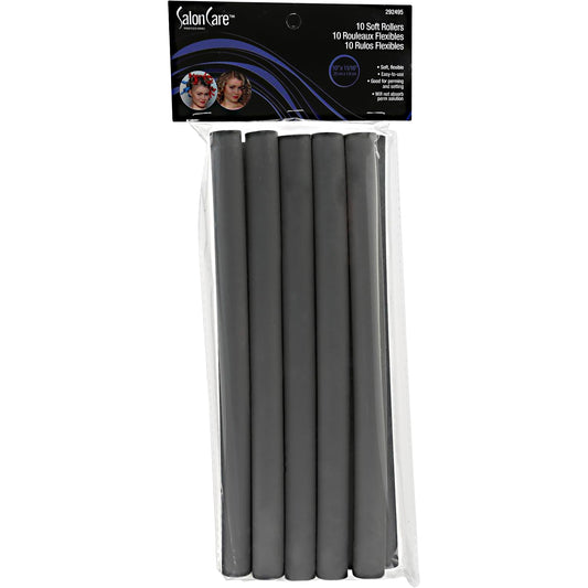White Smoke Salon Care Soft Rollers 10 Pack 11/16 INCH