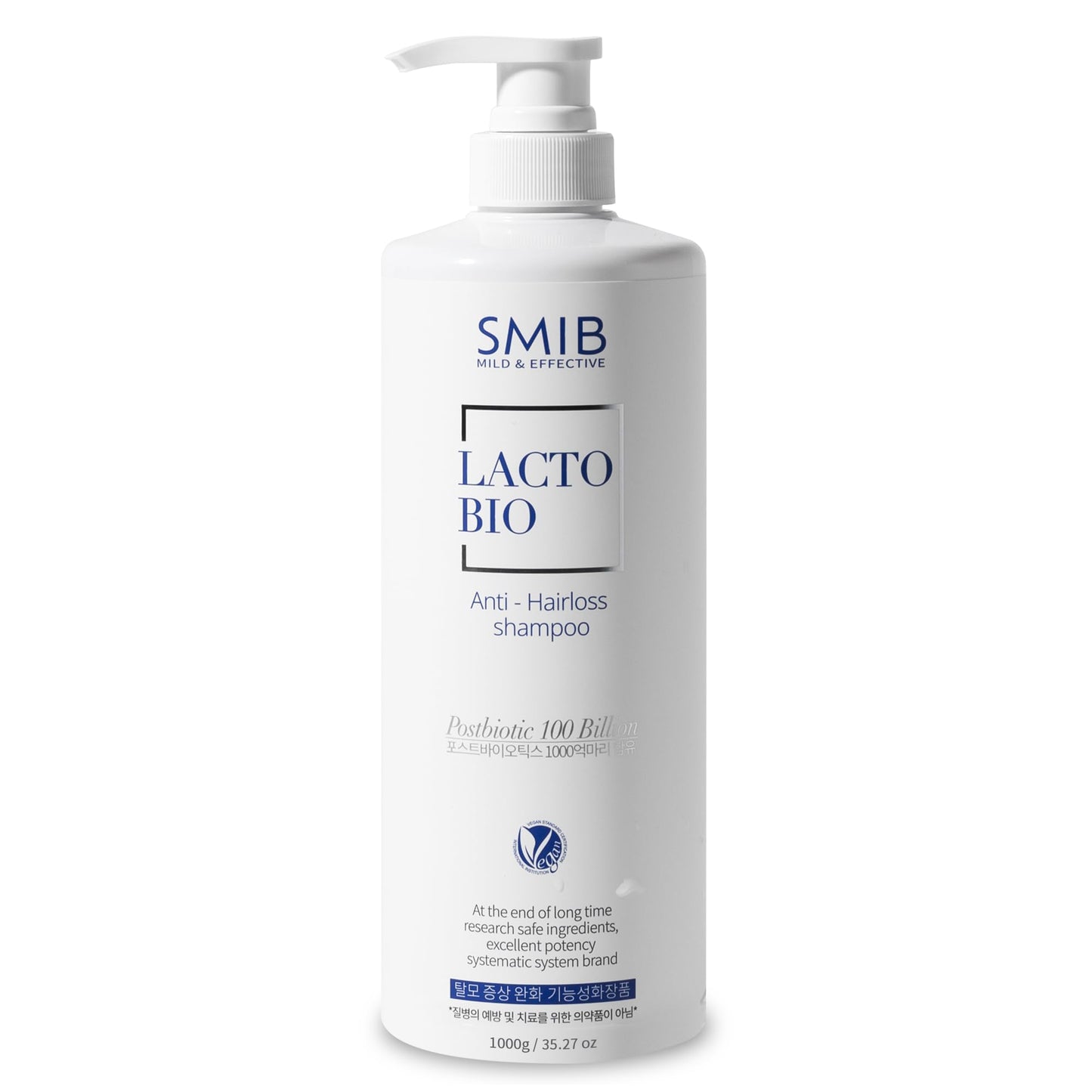 White Smoke SMIB Lactobio Shampoo – With 100 Billion Postbiotics – For Fuller-Looking Hair and Scalp Care – Korean-Inspired Formula (35.27 oz)