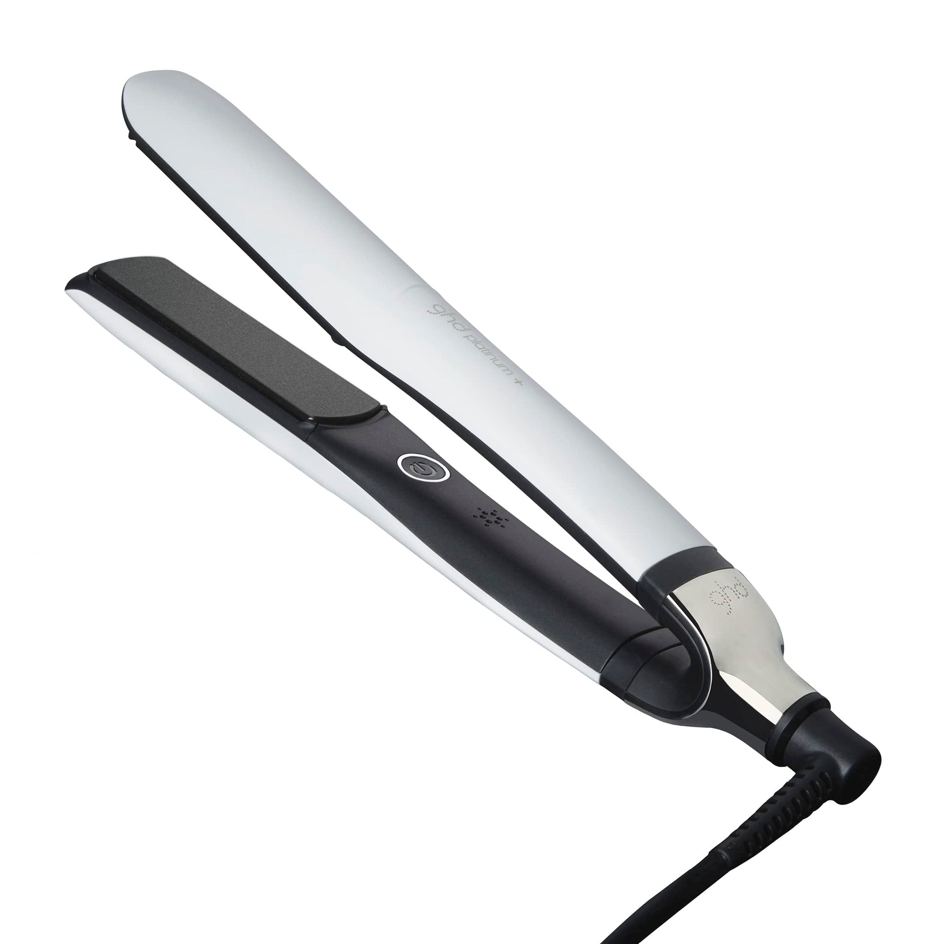 White Smoke ghd Platinum+ Styler ― 1" Flat Iron Hair Straightener, Professional Ceramic Hair Styling Tool for Stronger Hair, More Shine, & More Color Protection - White