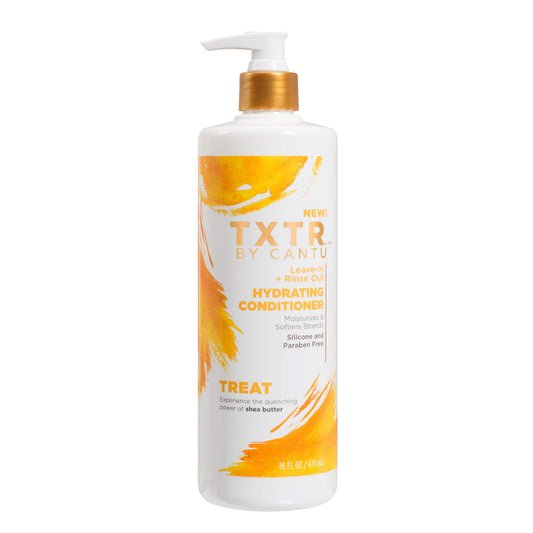 White Smoke TXTR by Cantu Leave In + Rinse Out Hydrating Conditioner 16oz