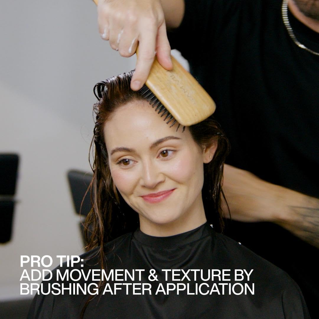Black Redken Stay High Volumizing Mousse For Fine Hair - High Hold Gel to Mousse, Strong Hold for 24 Hours