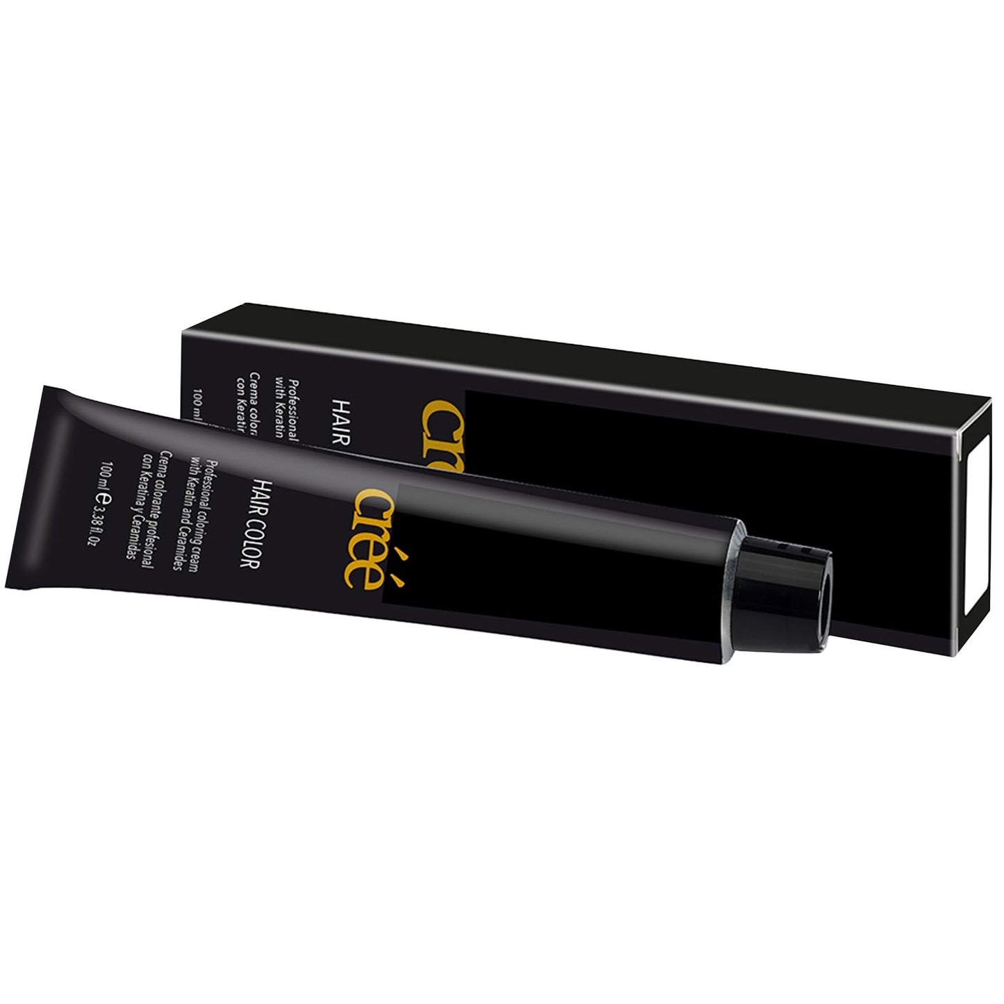 Black Cree Professional 7.44 - Intense Copper Blond Permanent Hair Color - Long Lasting, Rich Vibrant - Gray Coverage 100ml - 3.4 fl.oz.