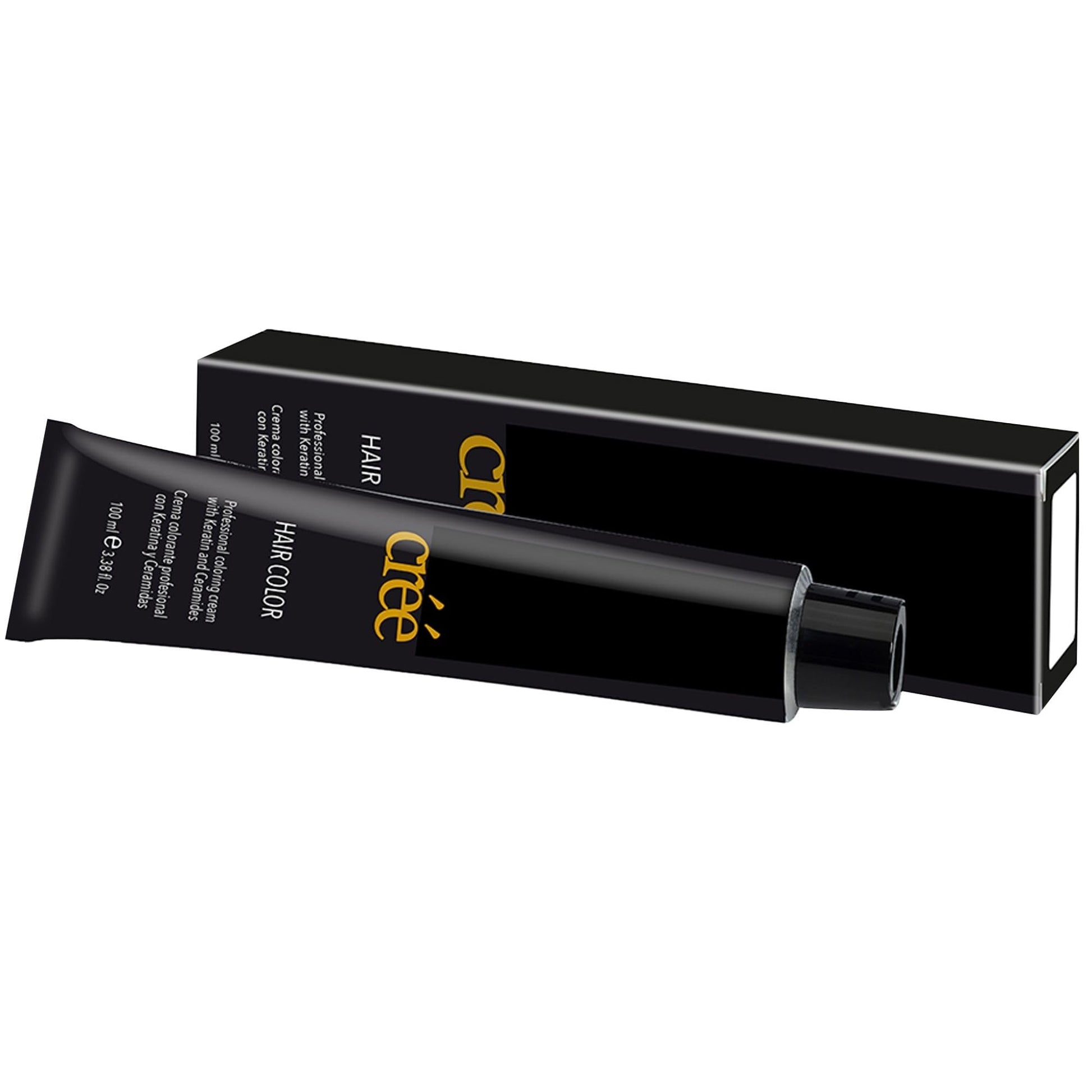 Black Cree Professional 7.44 - Intense Copper Blond Permanent Hair Color - Long Lasting, Rich Vibrant - Gray Coverage 100ml - 3.4 fl.oz.