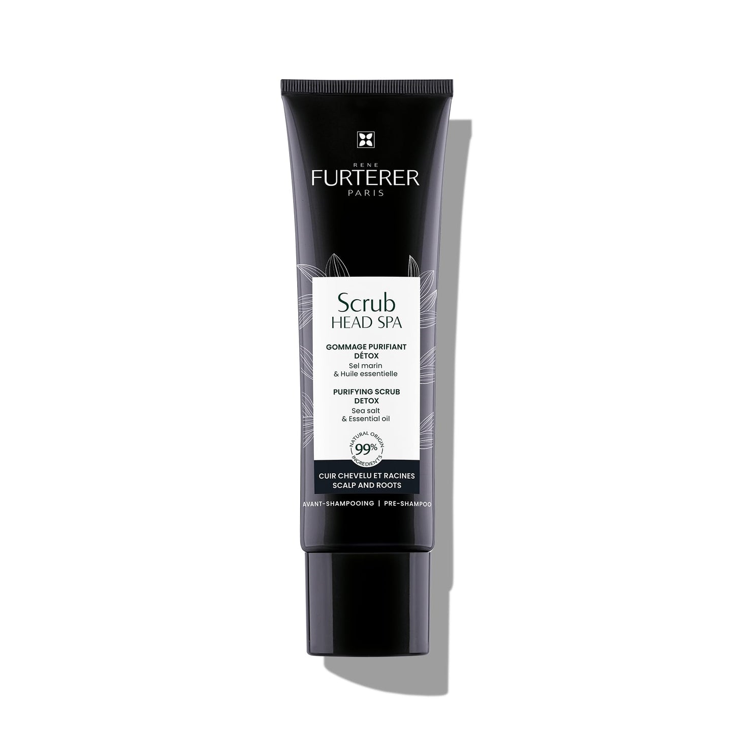 White Smoke Rene Furterer Head Spa Purifying Scrub, Pre-Shampoo Detox 5.0 Fl. oz.