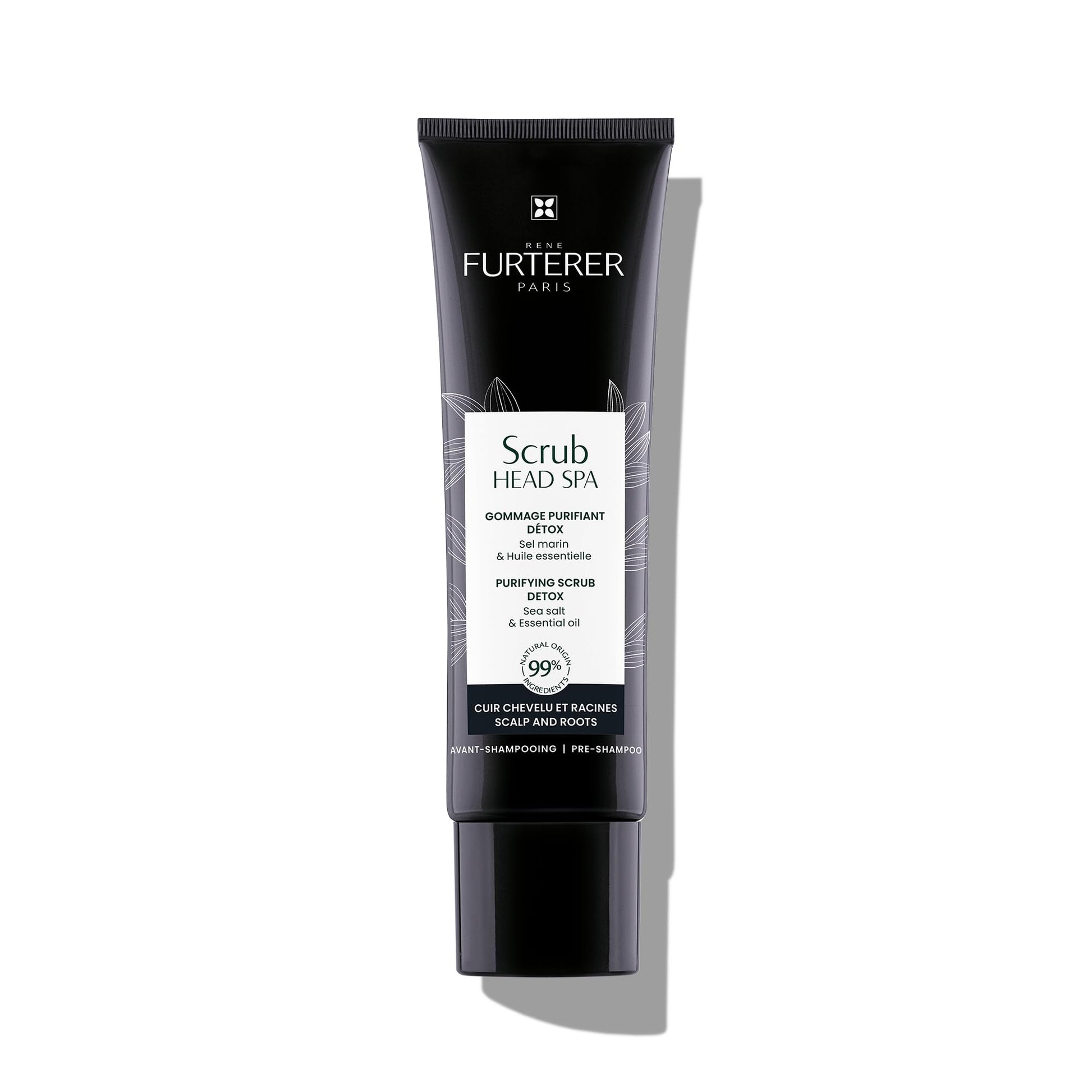 White Smoke Rene Furterer Head Spa Purifying Scrub, Pre-Shampoo Detox 5.0 Fl. oz.