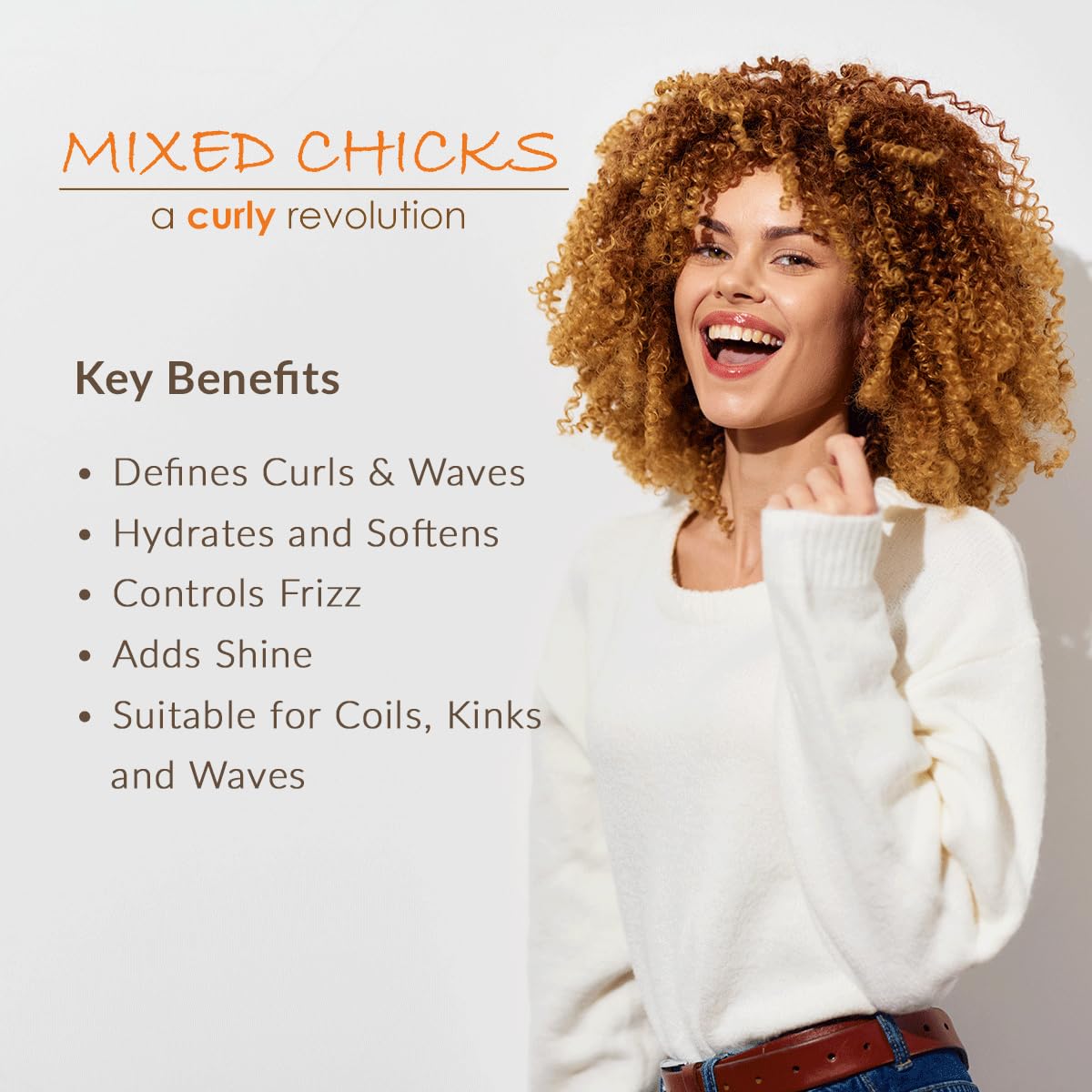 Lavender Mixed Chicks Coil, Kink & Curl Styling Cream, 12 Fl. Oz