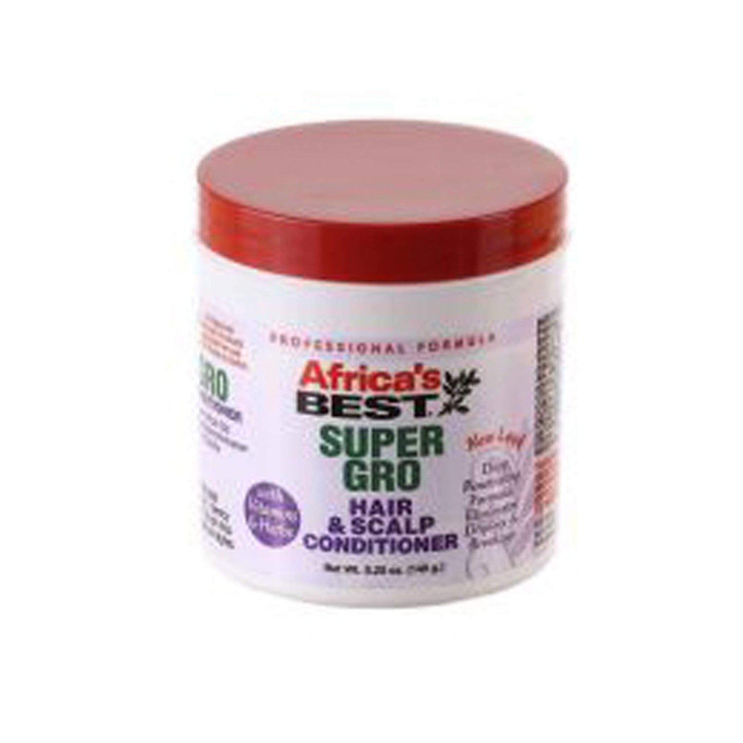 White Smoke [AFRICA'S BEST] SUPER GRO HAIR&SCALP CONDITIONER REGULAR 5.25OZ