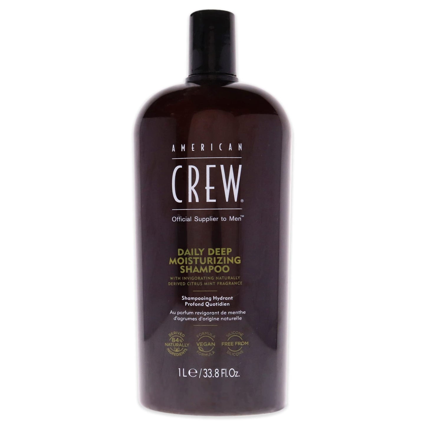 White Smoke American Crew Daily Moisturizing Shampoo, 33.8 Ounce