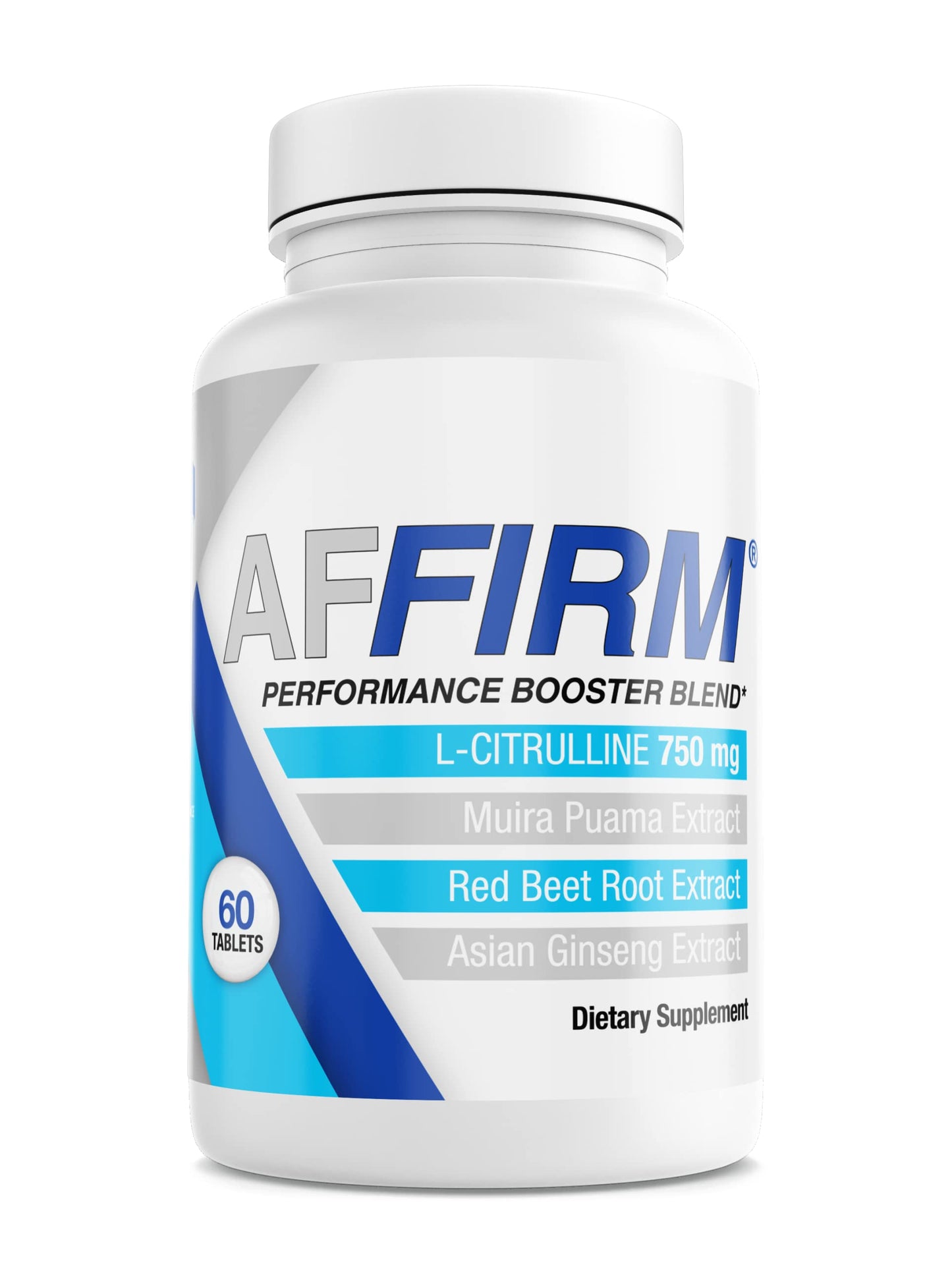 White Smoke Affirm Science L-Citrulline Dietary Supplement 750mg 60 Tablets | Circulation and Male Performance | Created by Dr. Judson Brandeis