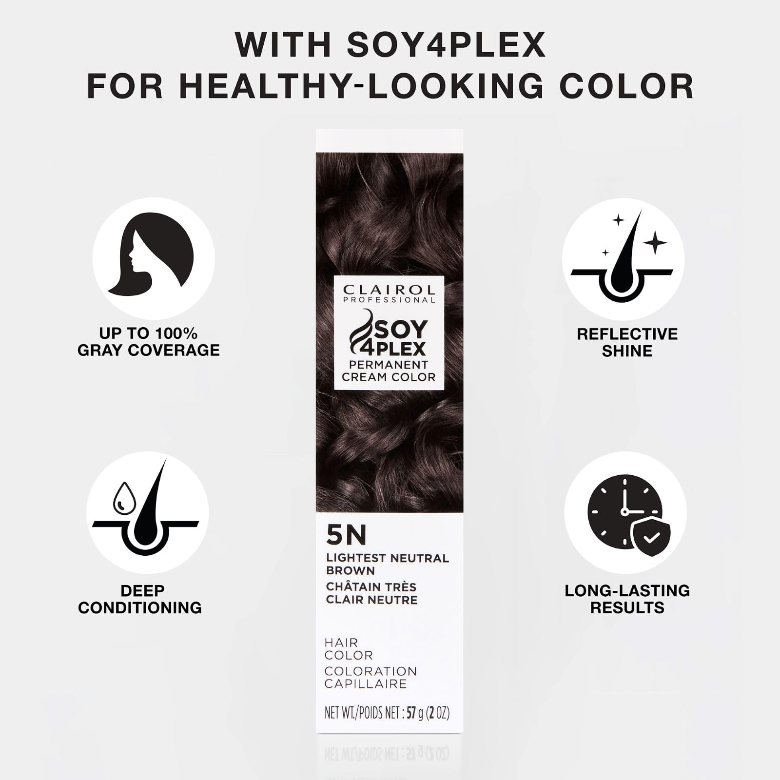 Lavender Clairol Professional Crème Permanente, 8a Light Cool Blonde, 2 oz. - Packaging May Vary