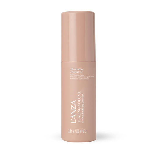 Tan L'ANZA Healing Volume Hair Thickening Treatment Spray, Instant Fullness, Volumizing, Anti-Frizz, Plumps Strands, Heat & UV Defense, Adds Shine, Color Safe Anti-Humidity, Sulfate Free (3.4 Fl Oz)