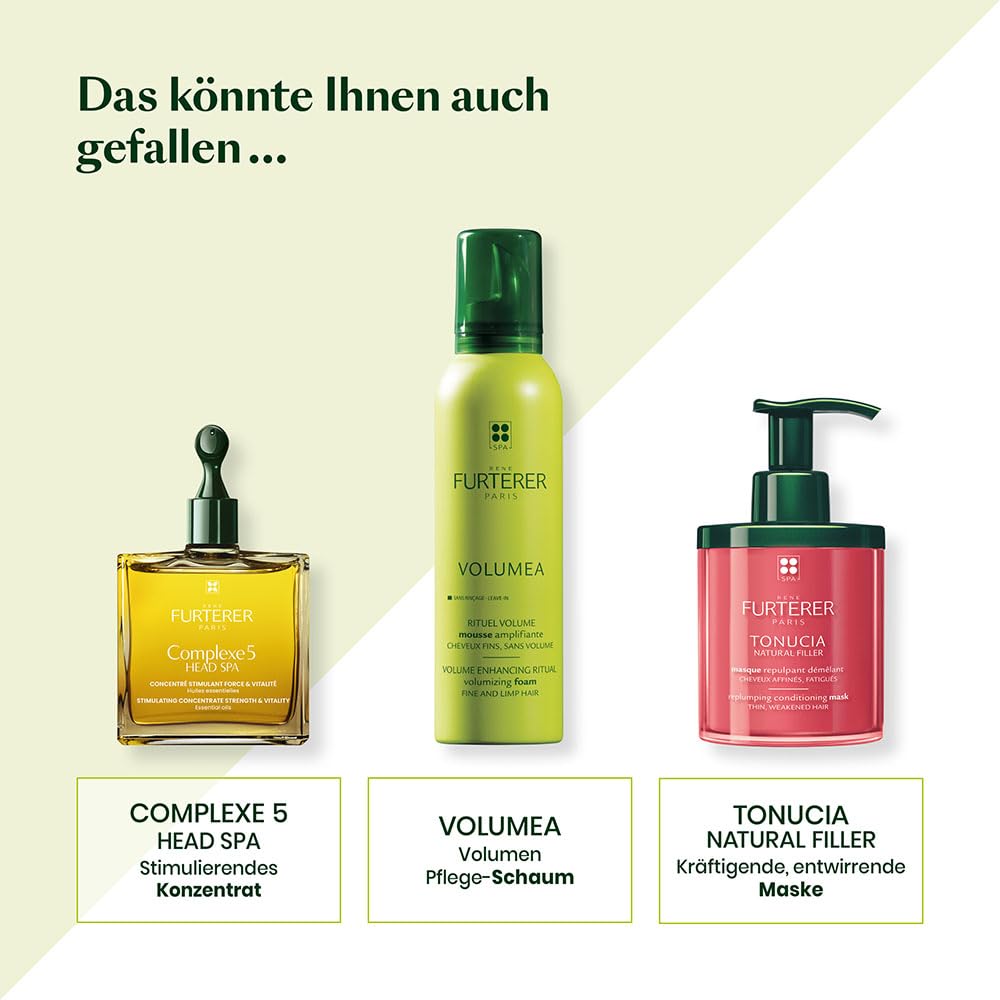 White Smoke Rene Furterer VOLUMEA Volumizing Shampoo - For Fine, Limp Hair - Thickening & Volumizing - SLS Free