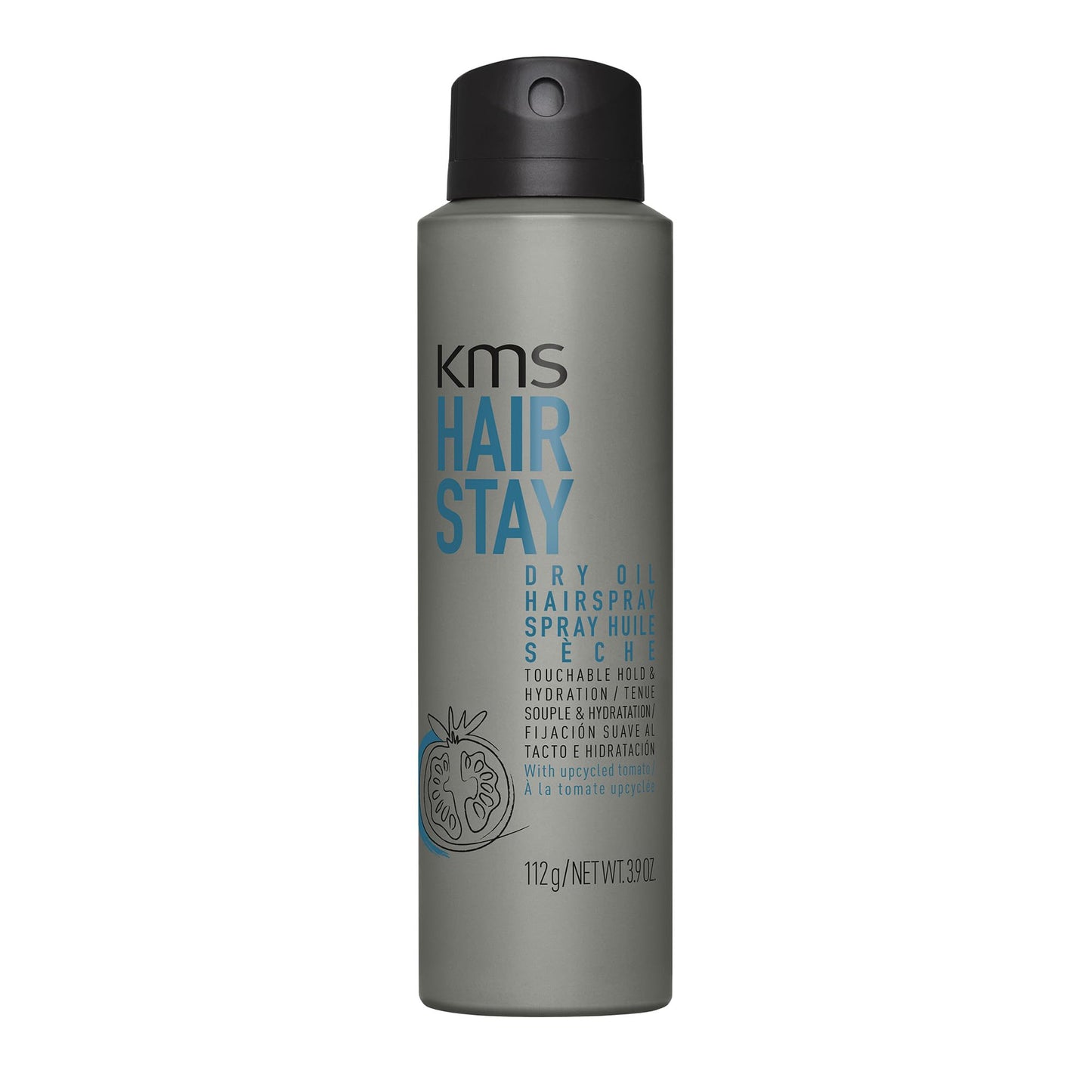 Dim Gray KMS HairStay Dry Oil Hairspray 150ml