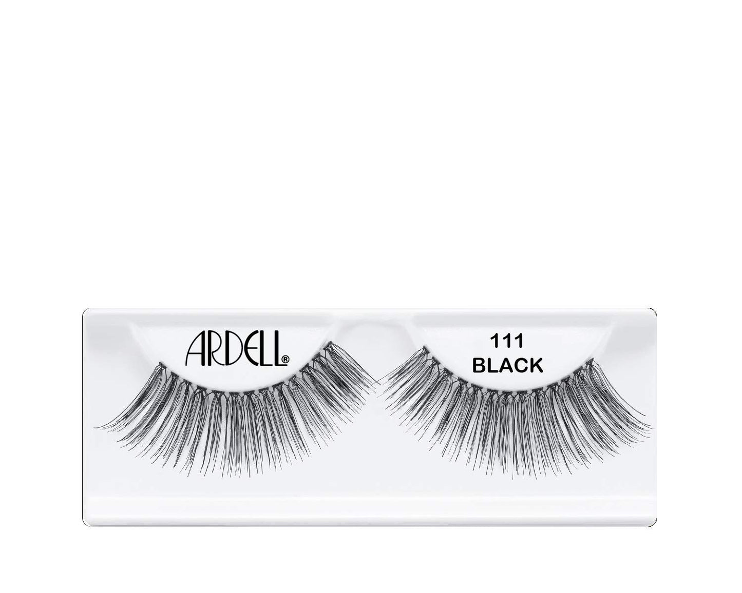 White Smoke Ardell Lashes 111 – Lightweight, Easy-to-Apply False Eyelashes, Natural Look Strip, Pack of 4