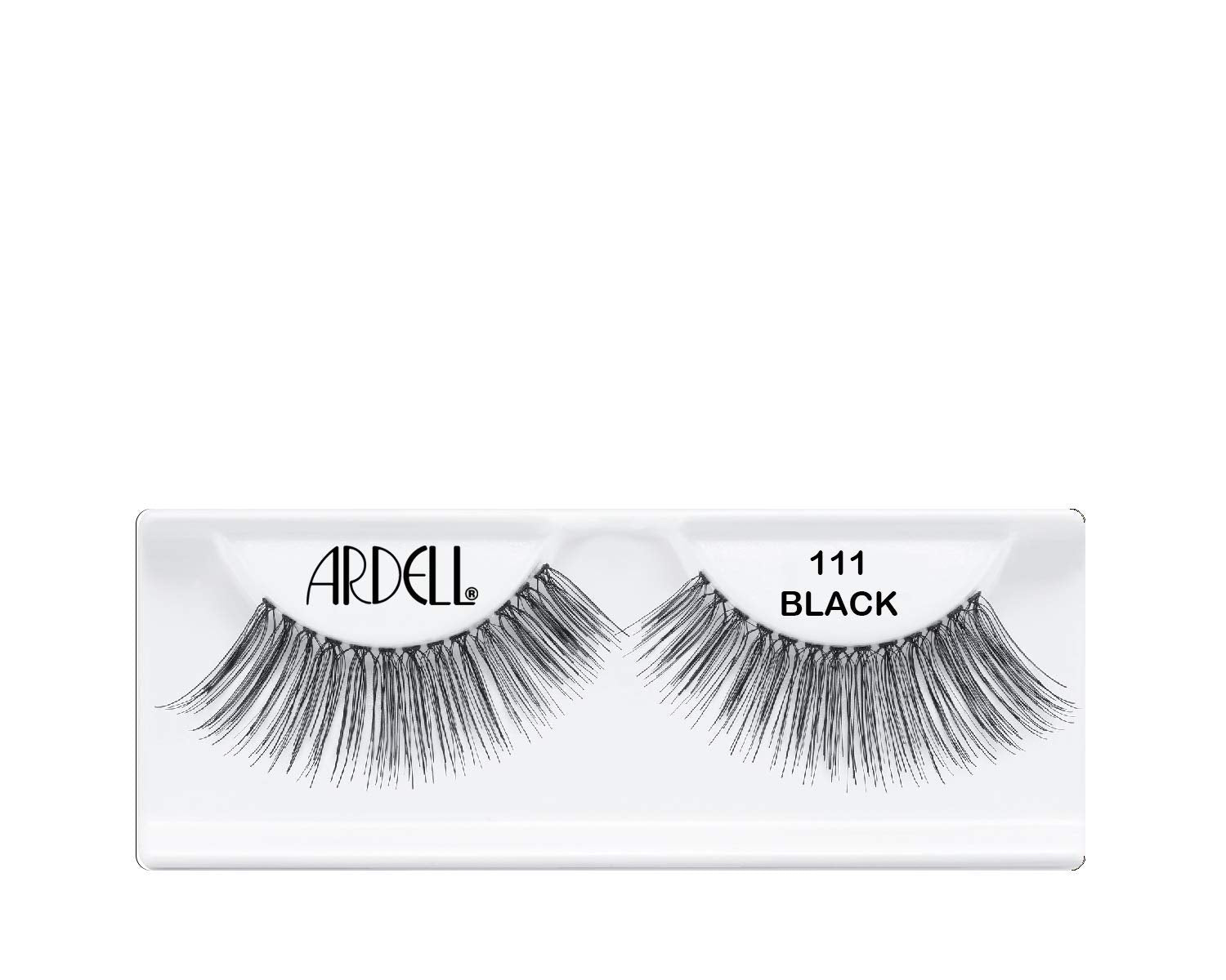 White Smoke Ardell Lashes 111 – Lightweight, Easy-to-Apply False Eyelashes, Natural Look Strip, Pack of 4