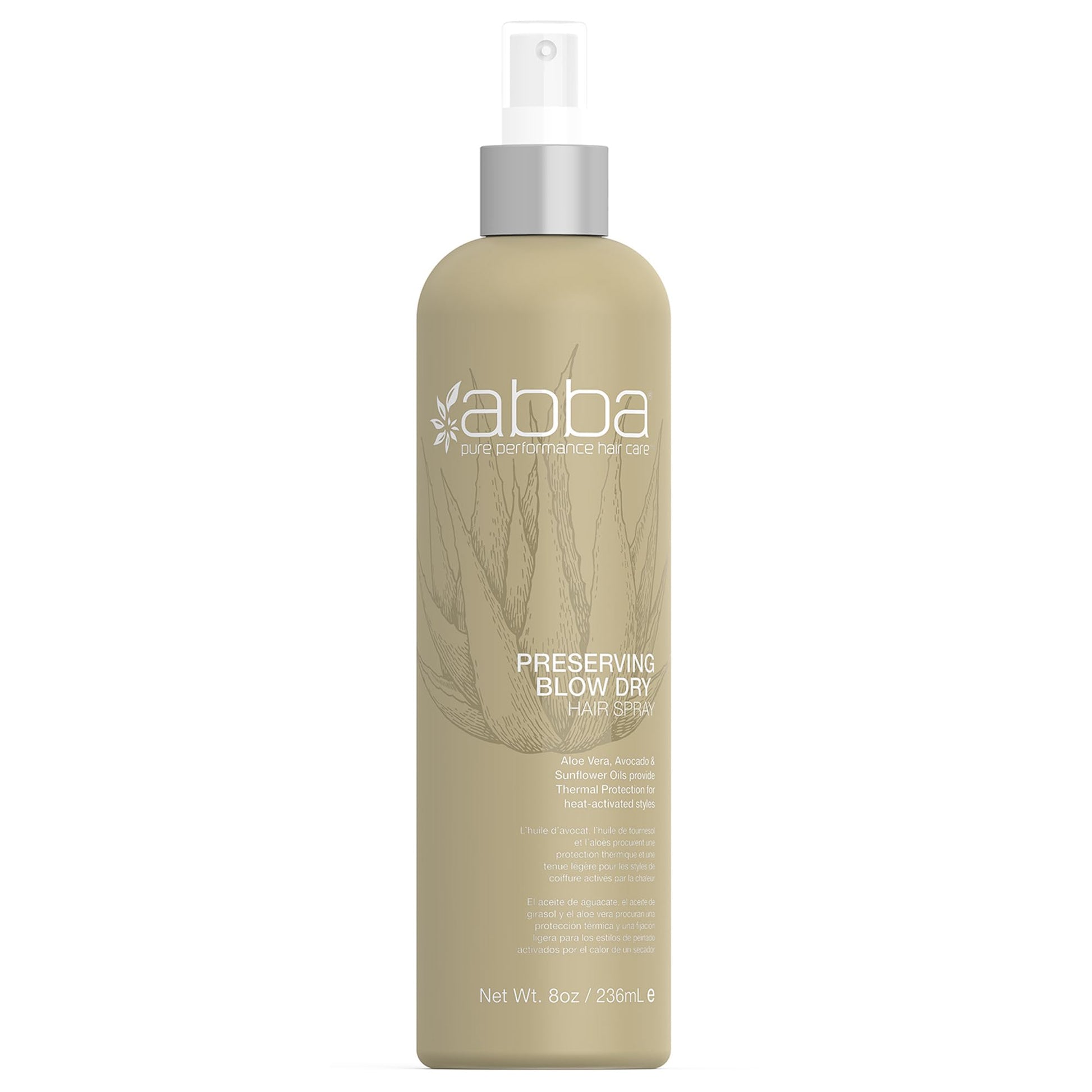 Tan ABBA - Pure Style Smoothing Blow Dry Lotion – Mango Extract & Argan Oil, 6 fl oz