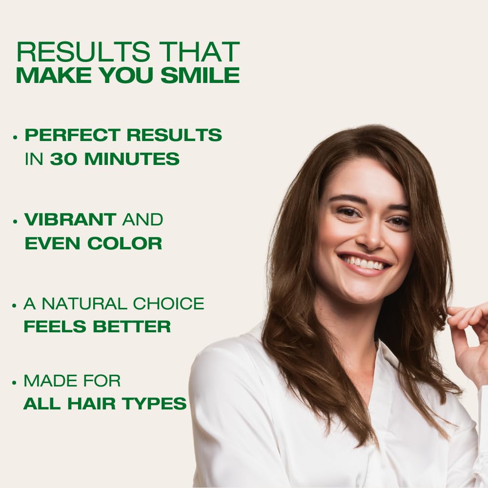 Misty Rose Naturigin Permanent Hair Dye, 5.0 Light Chocolate Brown – Ammonia Free, 100% Gray Coverage, Vegan, Salon Quality Hair Dye