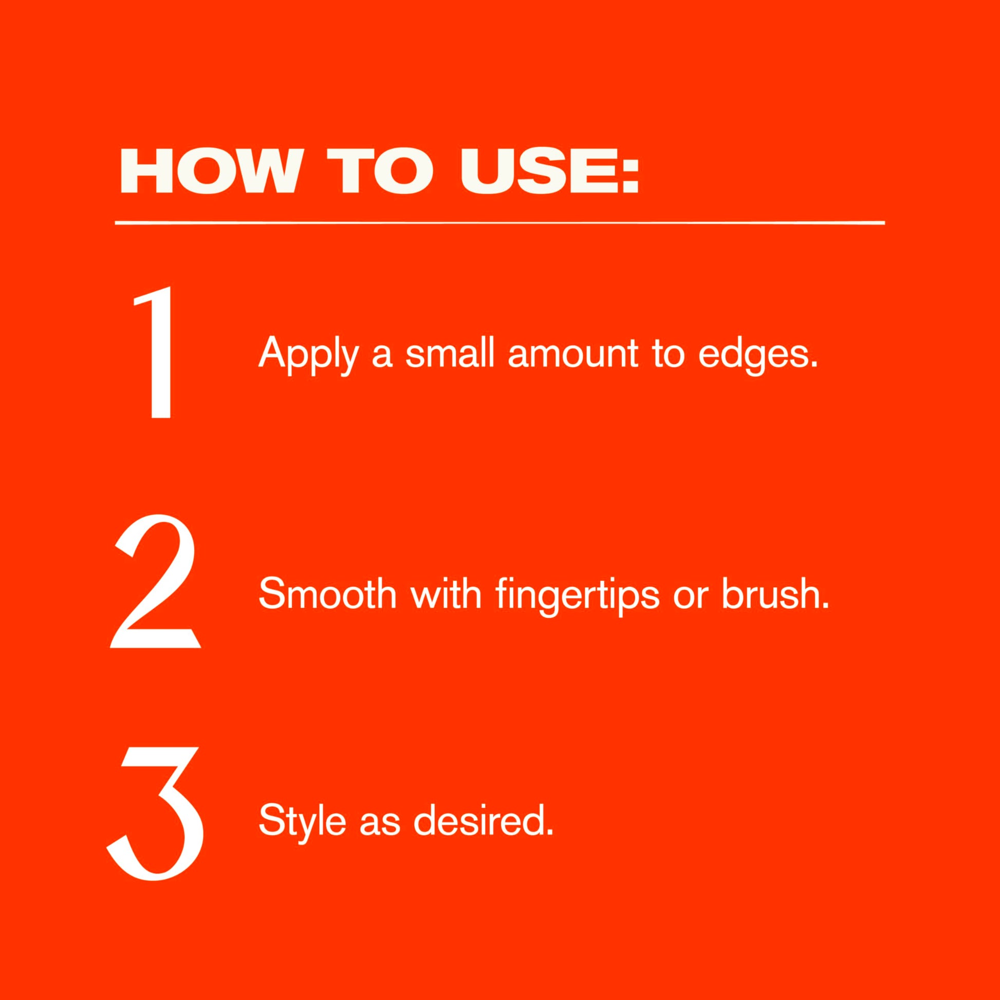 Orange Red Cantu Extra Hold Edge Stay Gel, 2.25 Oz