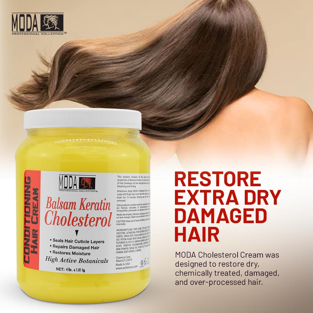 Tan MODA Professional Deep Conditioning Hair Treatment for Salon-Grade Hair Restoration & Hospitality Amenity | 6 Actives. Max Repair. Bulk Value. | Intensive Hair Repair & Restored Vitality, 64 Oz Gallon