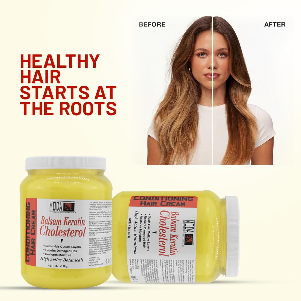 Seashell MODA Professional Deep Conditioning Hair Treatment for Salon-Grade Hair Restoration & Hospitality Amenity | 6 Actives. Max Repair. Bulk Value. | Intensive Hair Repair & Restored Vitality, 64 Oz Gallon
