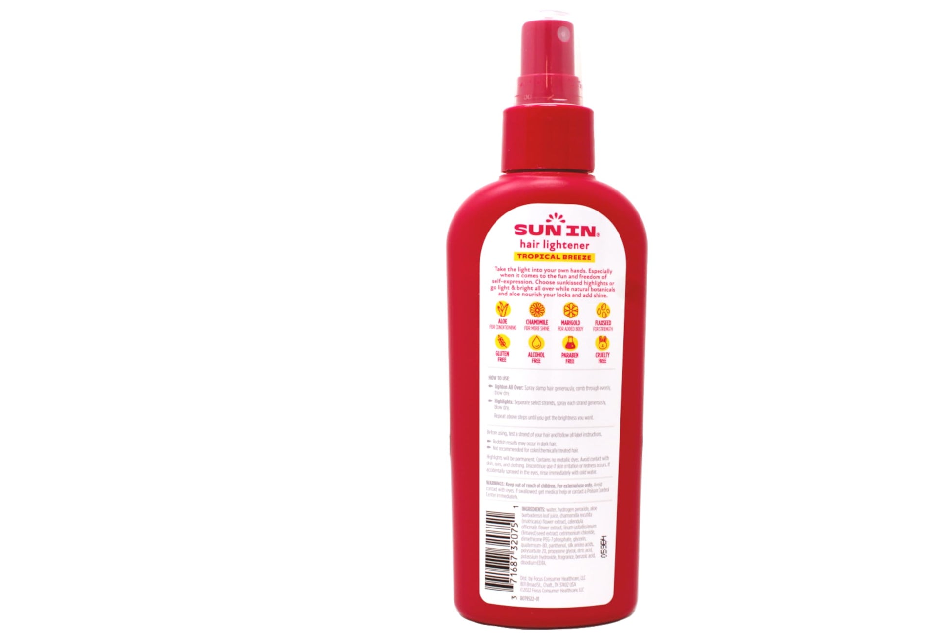White Smoke Sun in Hair Lightener, Tropical Breeze & Lemon Fresh Combo