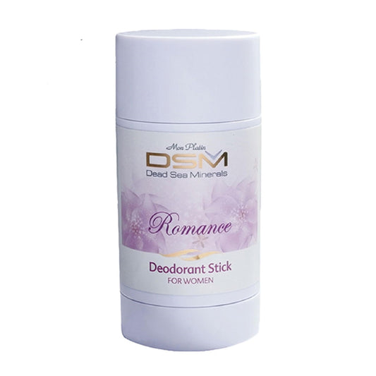 White Smoke DSM Deodorant Stick for Women Romance 80ml / 2.7 oz Dead Sea Minerals Refreshing Mon Platin DSM Refreshing 24 h Protection