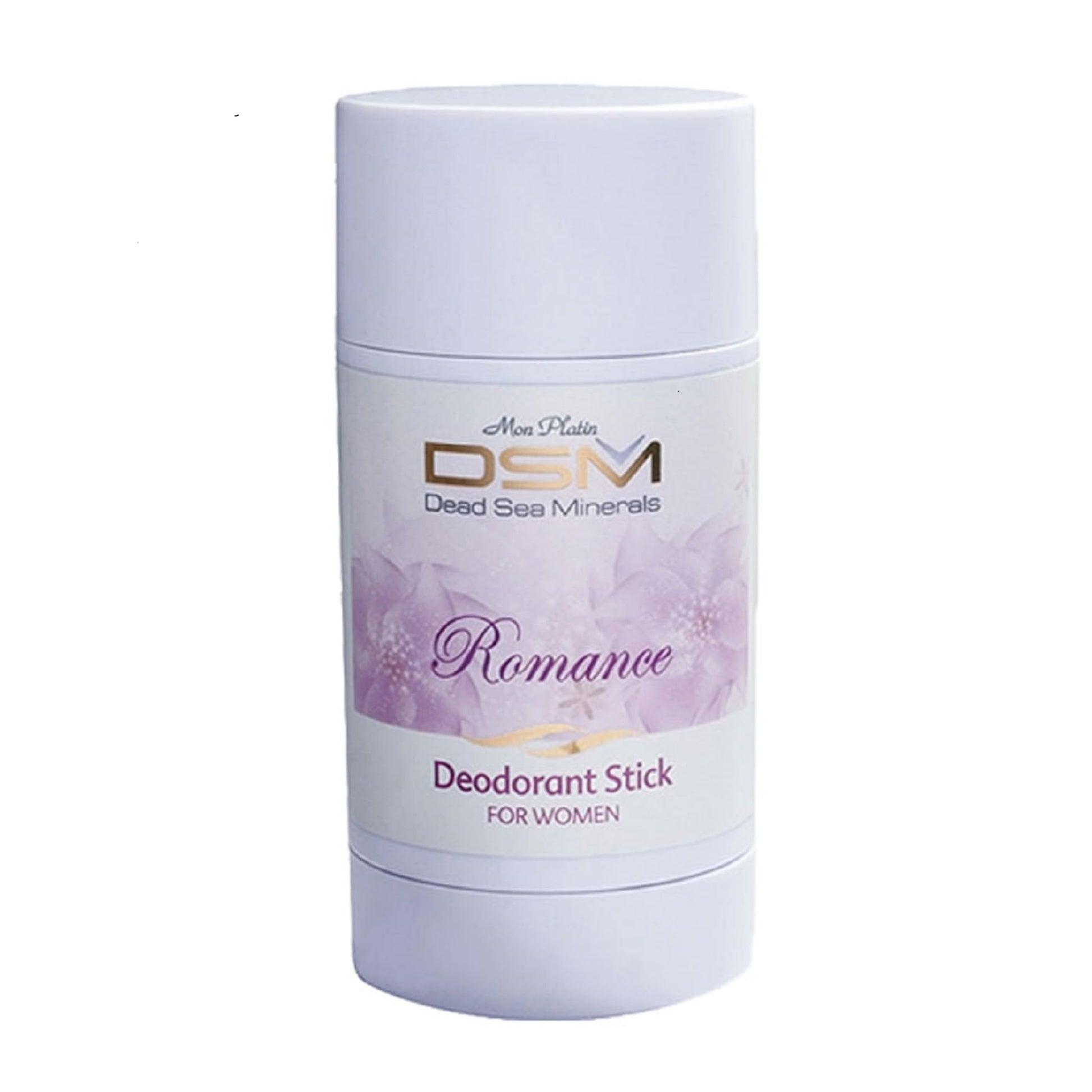 White Smoke DSM Deodorant Stick for Women Romance 80ml / 2.7 oz Dead Sea Minerals Refreshing Mon Platin DSM Refreshing 24 h Protection