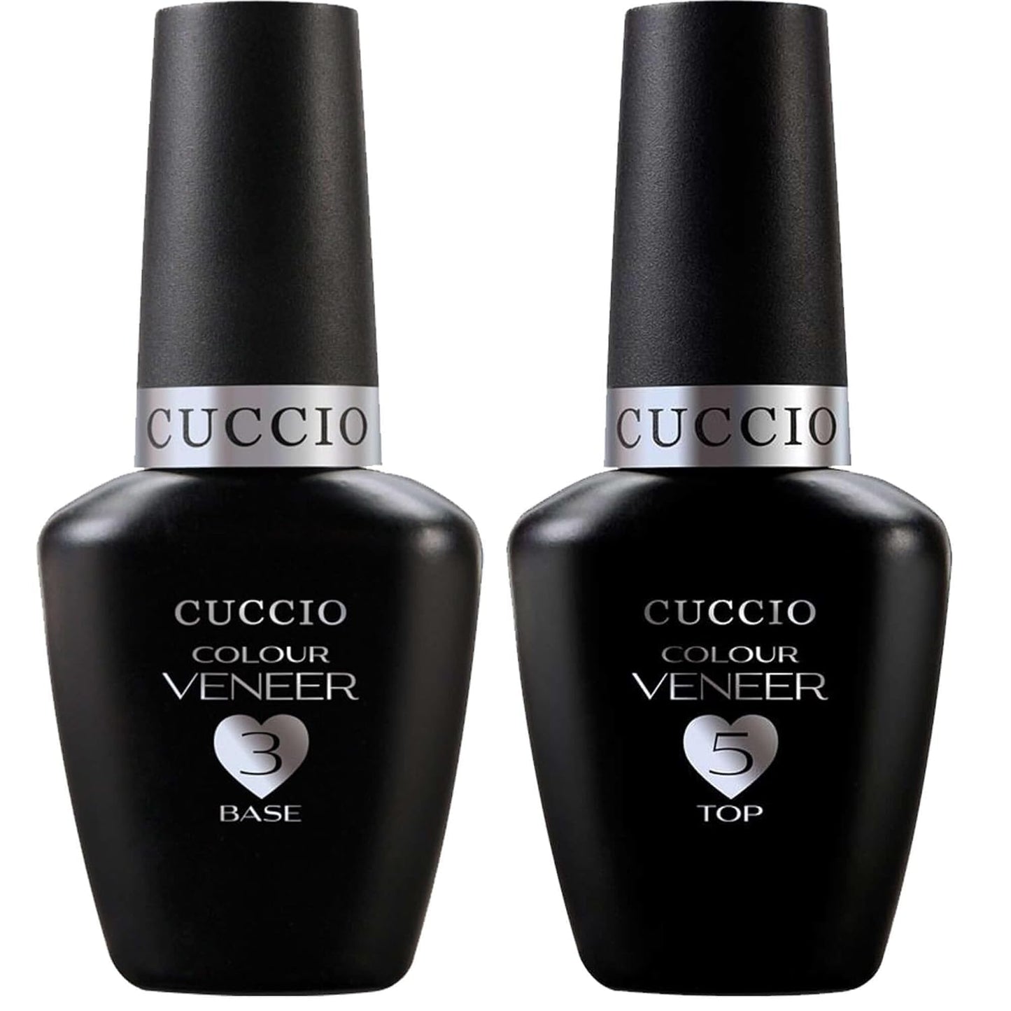 White Smoke Cuccio Veneer Treatment Pack – Complete LED/UV Gel Polish System, Includes Prep, Fuse, Base, and Top Coat, 13 mL Each