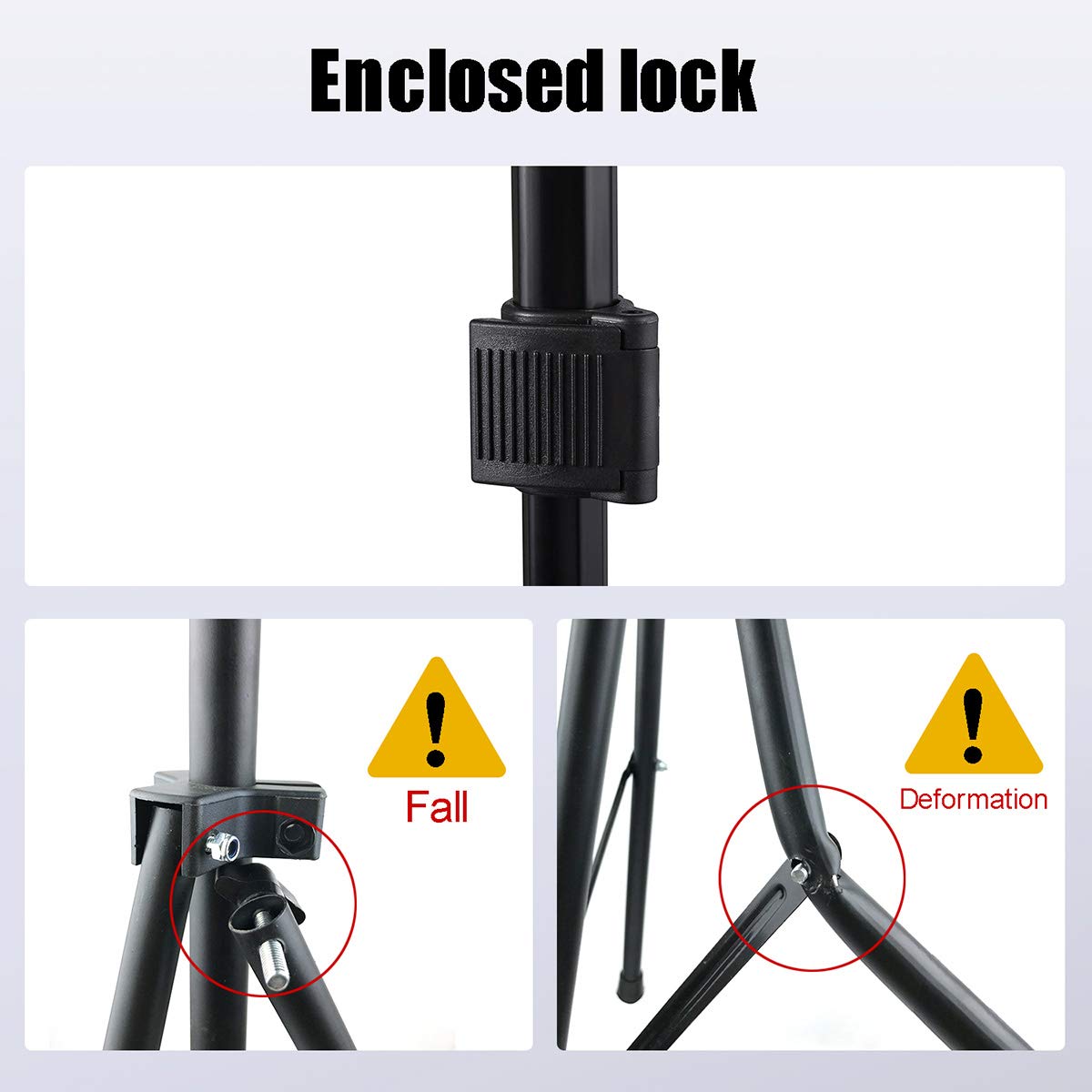 White Smoke QISHI YUHUA Wig Stand Tripod with Non-Slip Base Adjustable Mannequin Head Stand with Hook Heavy Duty Manikin Head Tripod