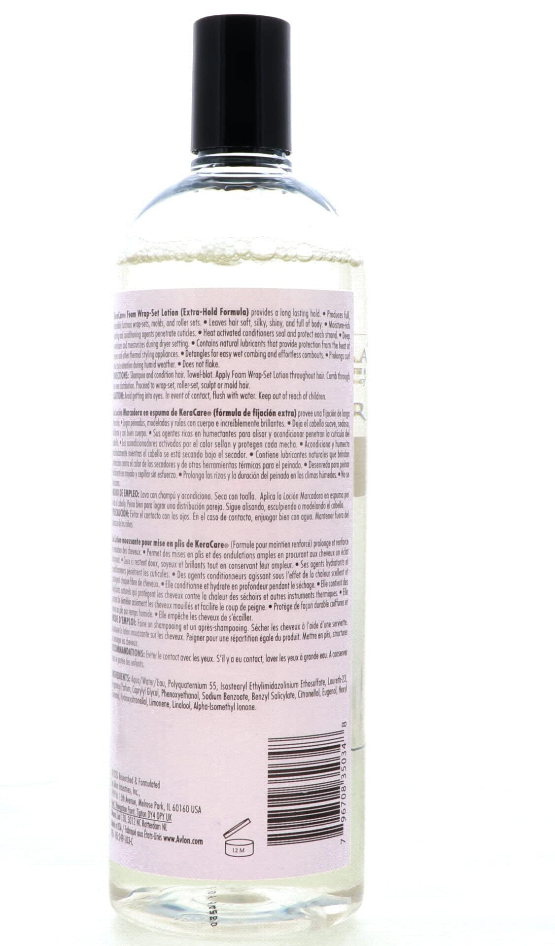 White Smoke Avlon Keracare Foam Wrap Set Lotion Extra, 32 Ounce