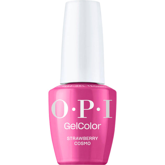 White Smoke OPI GelColor Strawberry Cosmo | Opaque Medium Warm Pink Crème LED Cure Gel Nail Polish | Salon-Quality Shine, Long-Lasting Wear | 0.5 Fl Oz | The New OPIcons Collection | Spring 2026