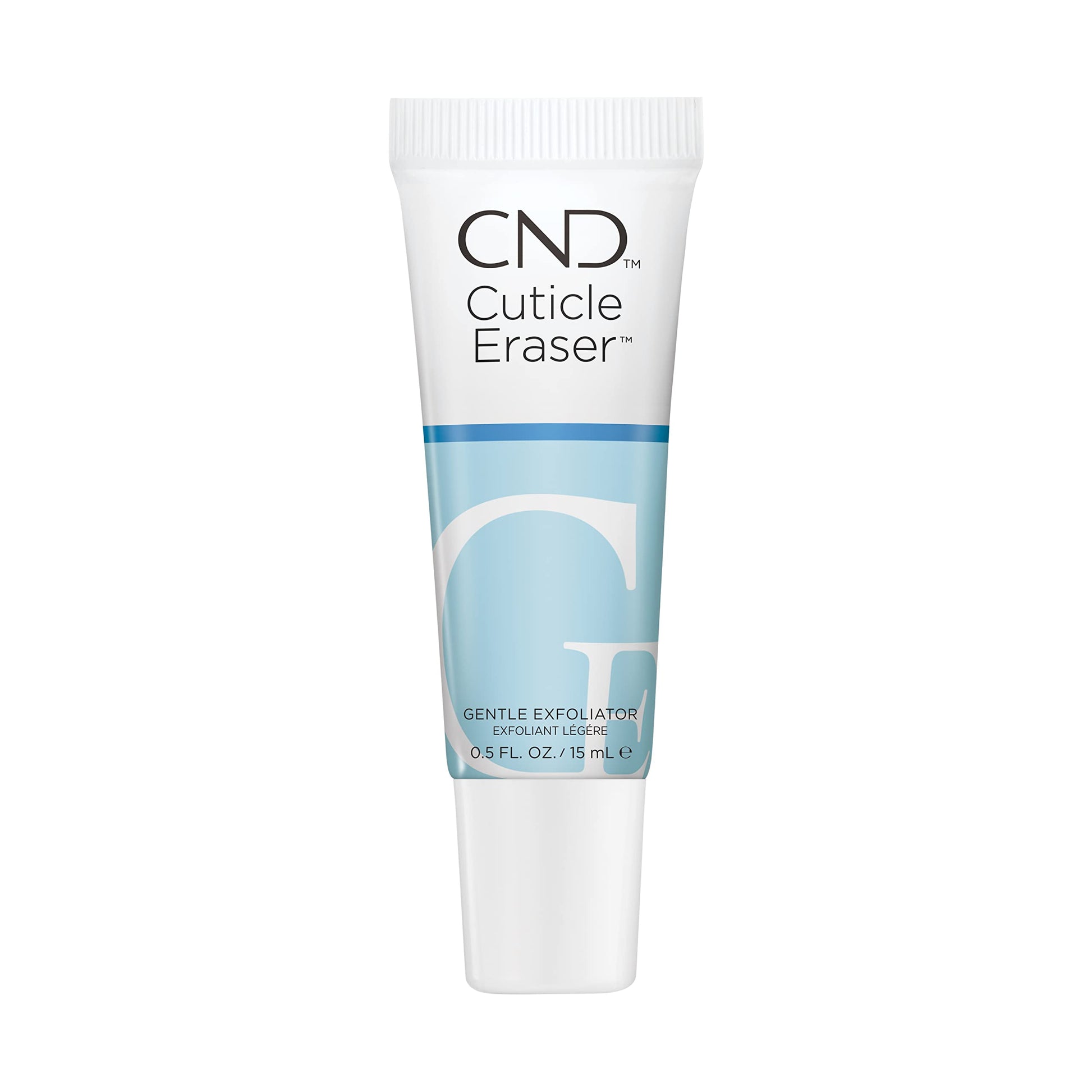 White Smoke CND Cuticle Eraser Gentle Exfoliator, 0.5 fl oz