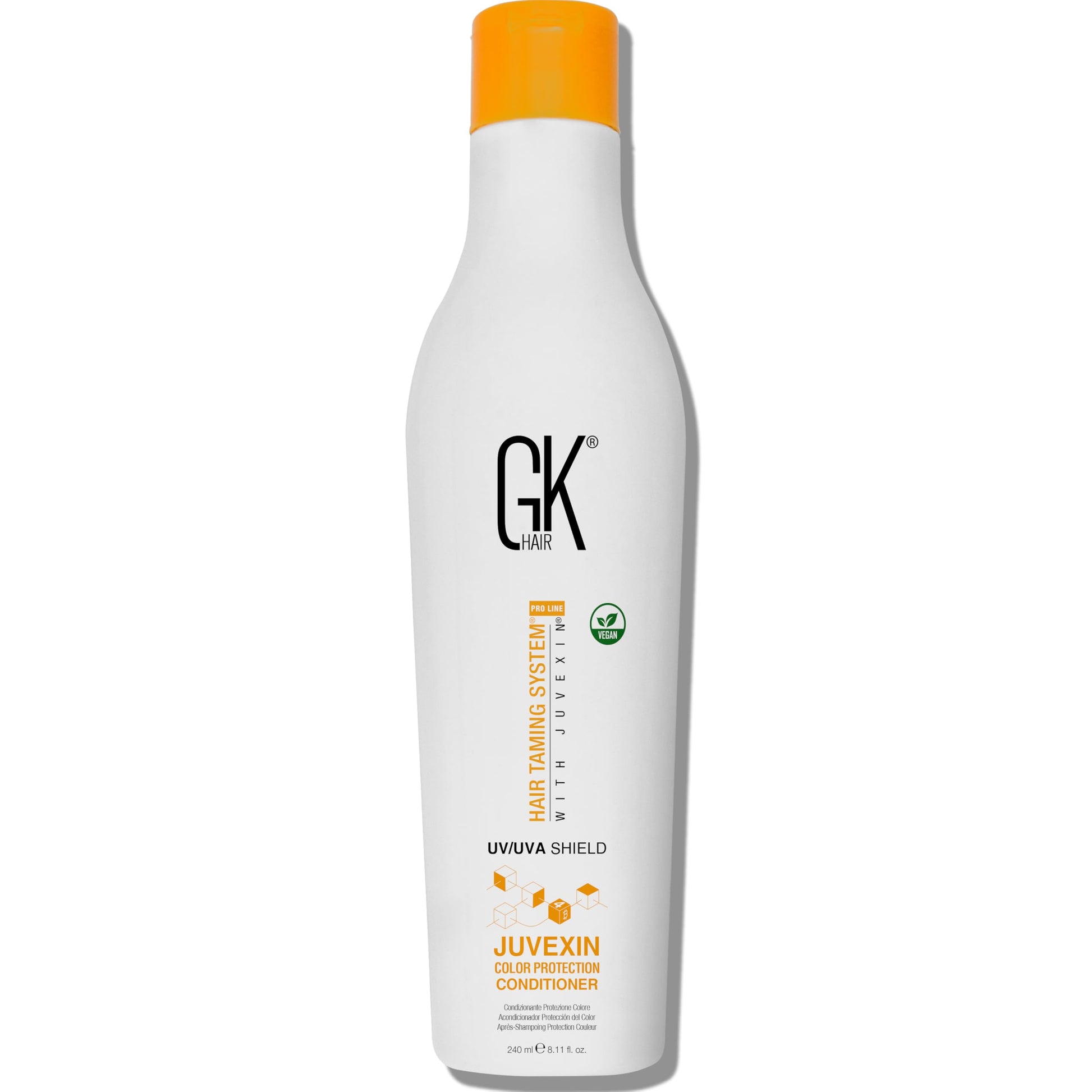 Lavender GK HAIR Shield Conditioner 8.11 Fl Oz – UV Protection Conditioner for Color Treated Hair, Moisturizing Conditioner for Dry Damaged Hair, Hydrating Repair Conditioner with Aloe Vera & Natural Oils