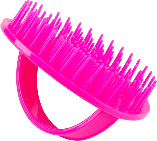 White Smoke Denman (Pink) Scalp Massager and Detangling Hair Brush for Thick or Thin Hair, Curly or Straight Hair - use in the Shower or Bath - Head and Beard Scrubber - For Women and Men, D6