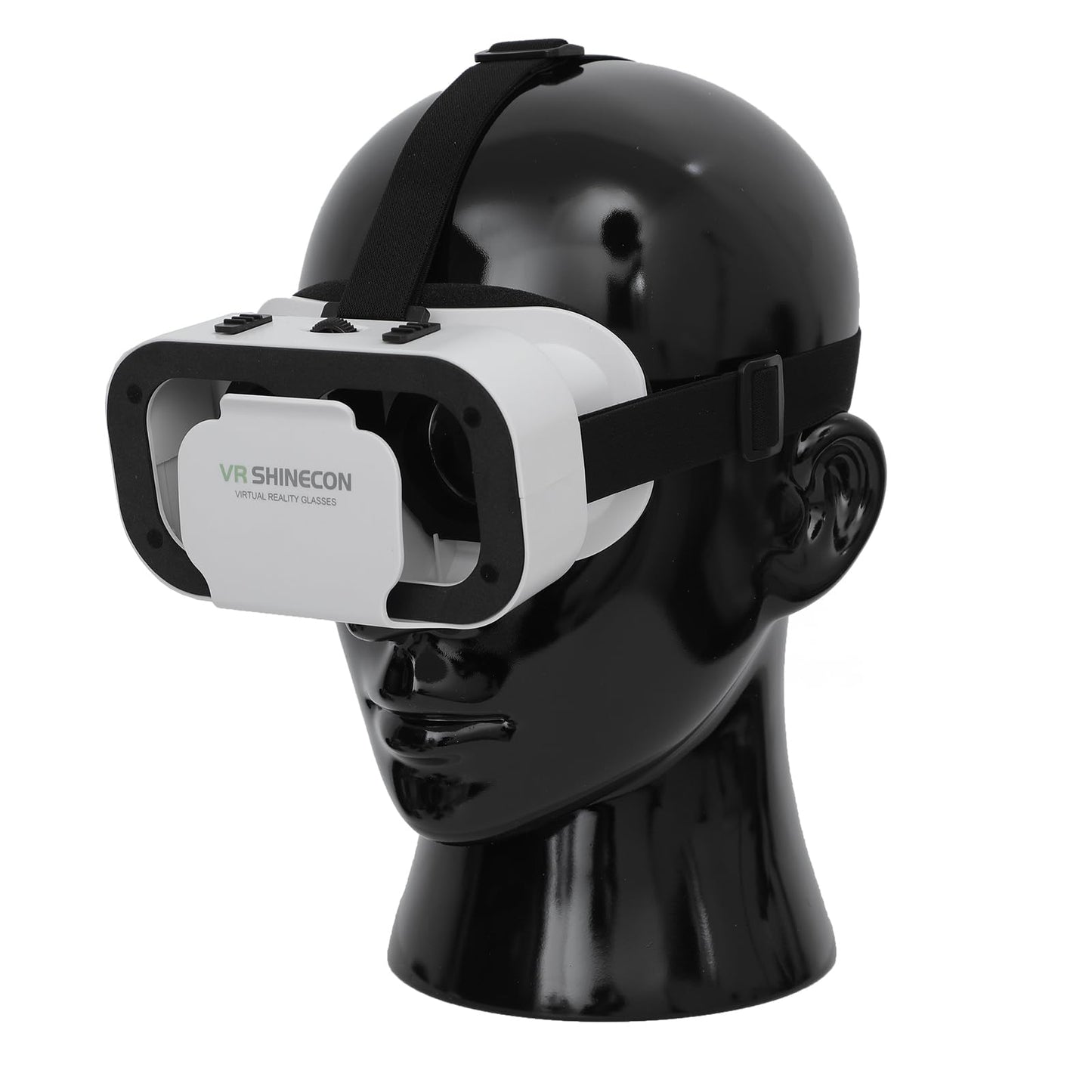 White Smoke Tcwuzick Male Mannequin Head Professional Manikin Head for Display Wigs Hats Headphone Mask Sunglasses Jewelry and Scravat Display Stand (L20LH)