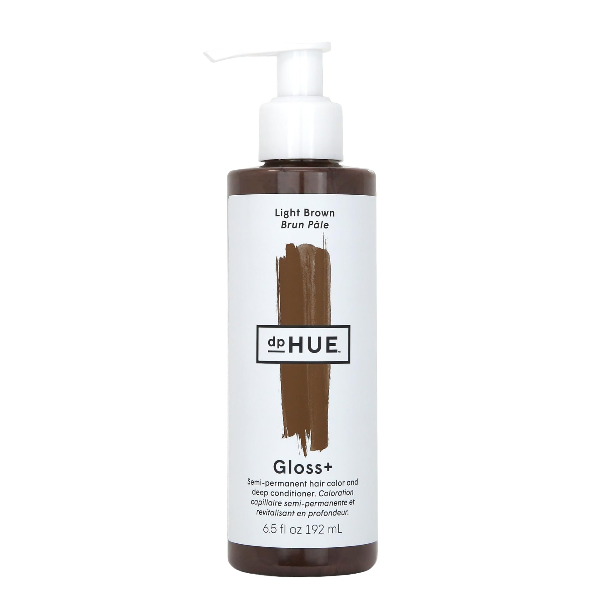 White Smoke dpHUE Gloss+, Light Brown - Boosts Fading & Faded Hair Color - 8-12 Applications per Bottle - Lasts Up to 8 Washes