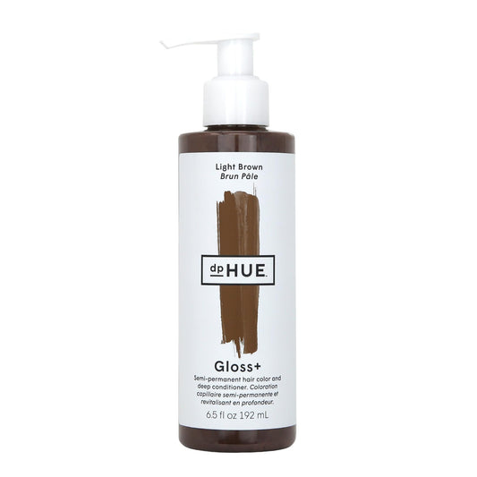 White Smoke dpHUE Gloss+, Light Brown - Boosts Fading & Faded Hair Color - 8-12 Applications per Bottle - Lasts Up to 8 Washes