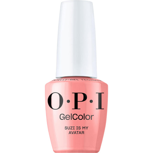 White Smoke OPI GelColor Suzi is My Avatar | Opaque Warm Pastel Blush-Nude Crème LED Cure Gel Nail Polish | Salon-Quality Shine, Long-Lasting Wear | 0.5 Fl Oz