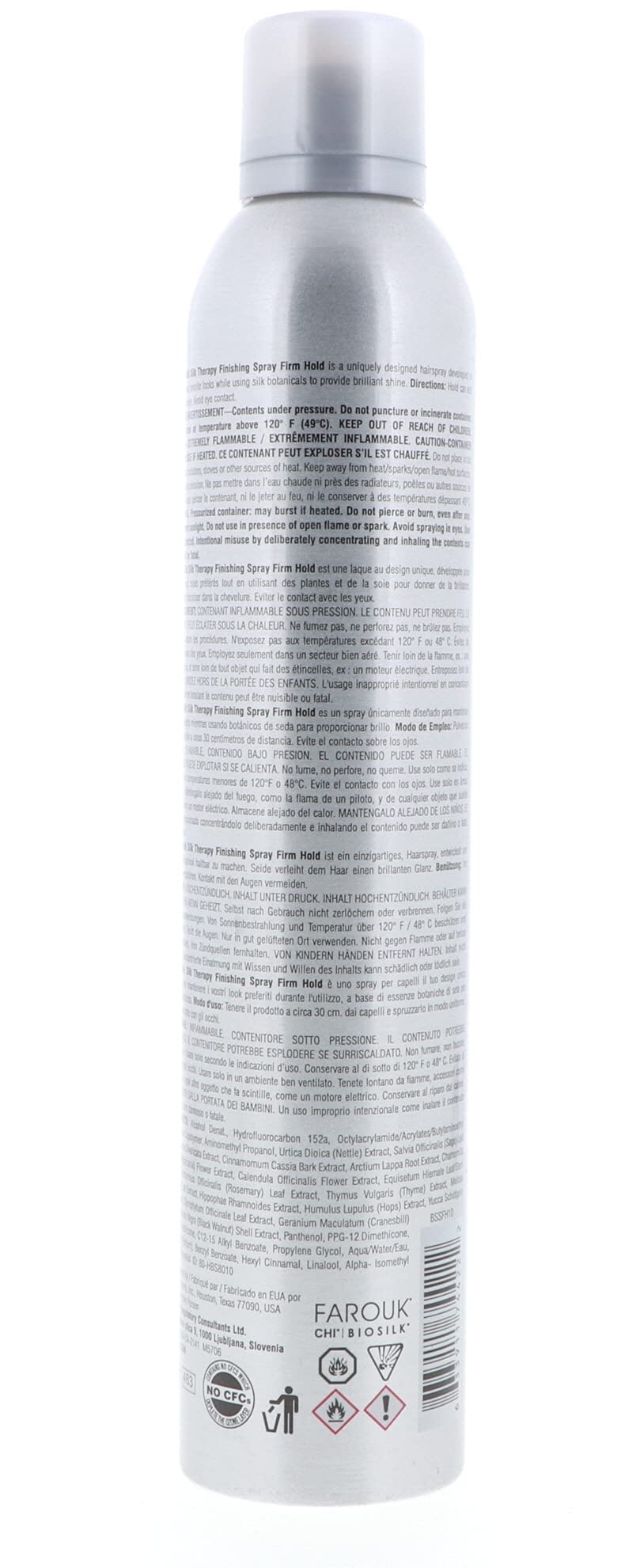 Light Gray Biosilk Finishing Spray Firm [10oz][$14]