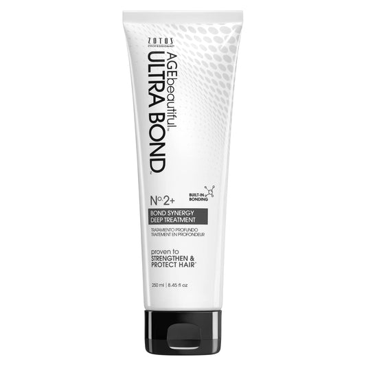 White Smoke AGE beautiful Deep Treatment Synergy Repair with Ultra Bond Building | Strengthens, Protects & Nourishes Hair | Color-Safe | For Color-Treated Blondes | 8.45 Fl Oz
