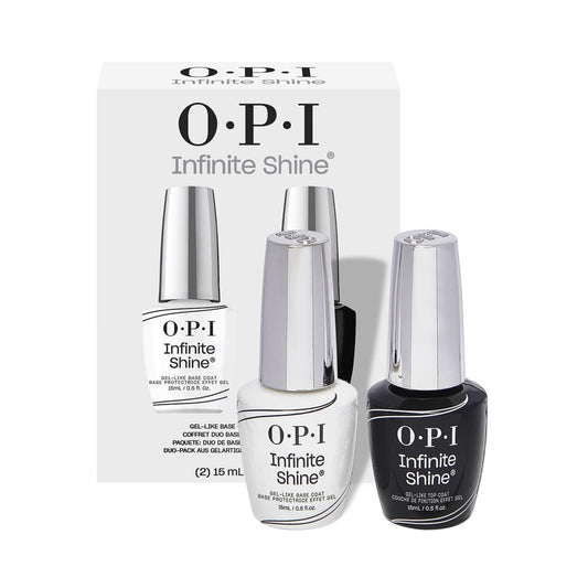 Lavender OPI Infinite Shine 2PC Base Coat Top Coat Duo Pack | Long Wear Nail Polish Value Set | Protects Nails & High Shine Gloss
