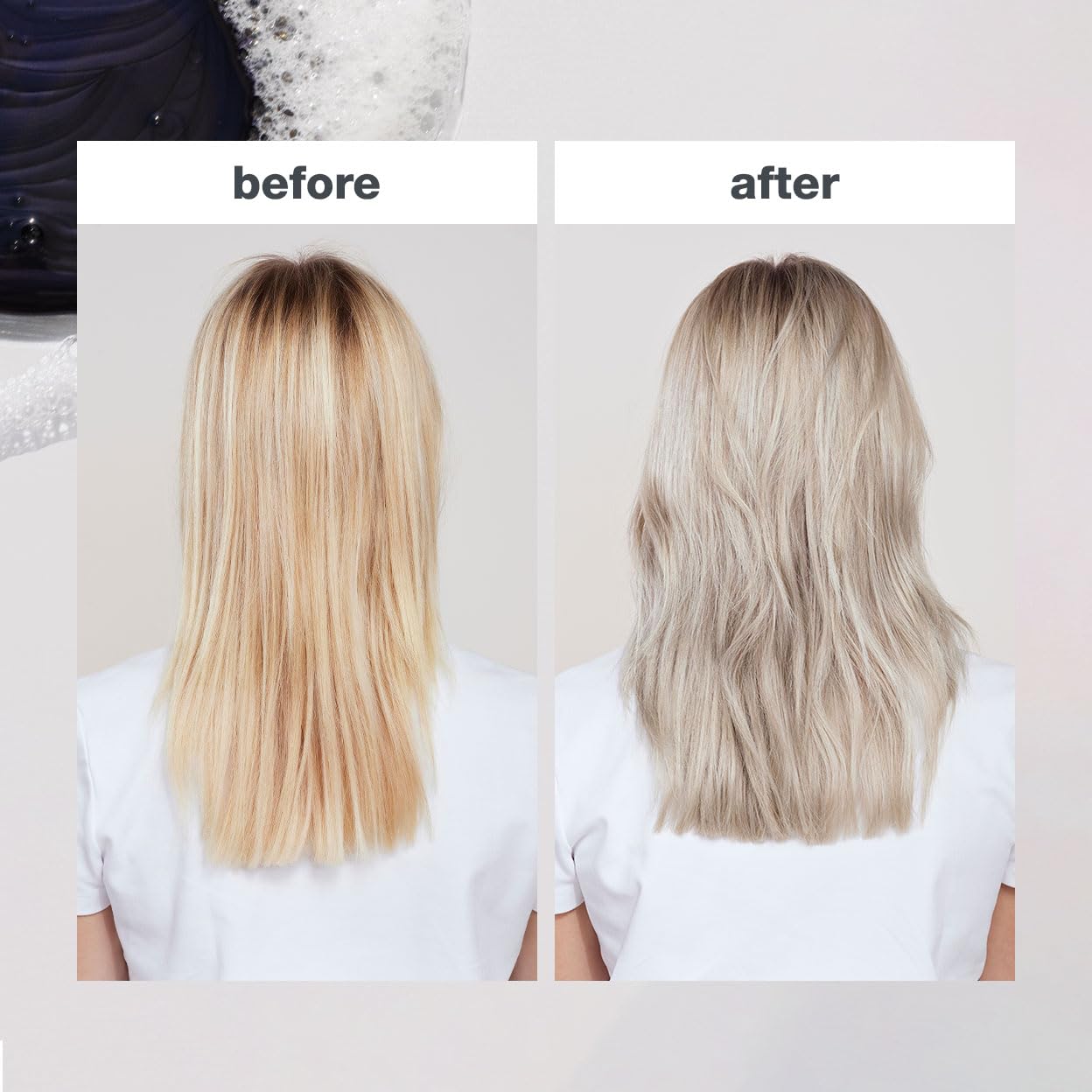 Light Gray milk_shake icy blond conditioner | award winning toning conditioner with black pigment to neutralize yellow and brass in platinum blonde hair | hydrates and brightens cool tones 8.4 fl oz