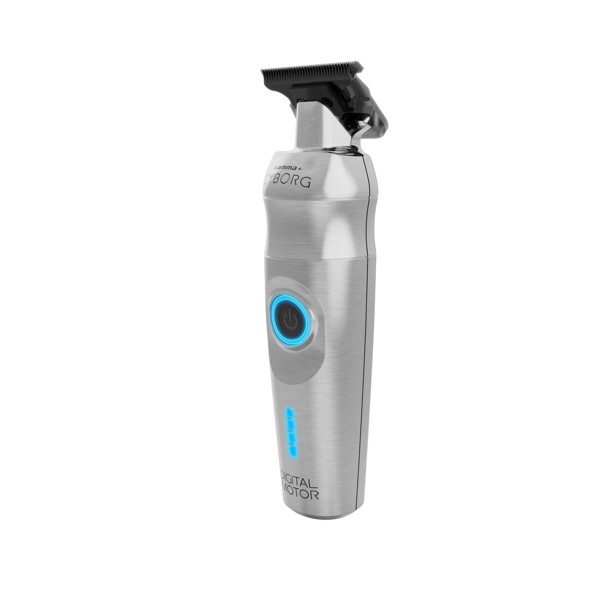White Smoke GAMMA+ Cyborg Professional Metal Cordless Ergonomicl Hair Trimmer with Digital Brushless Motor