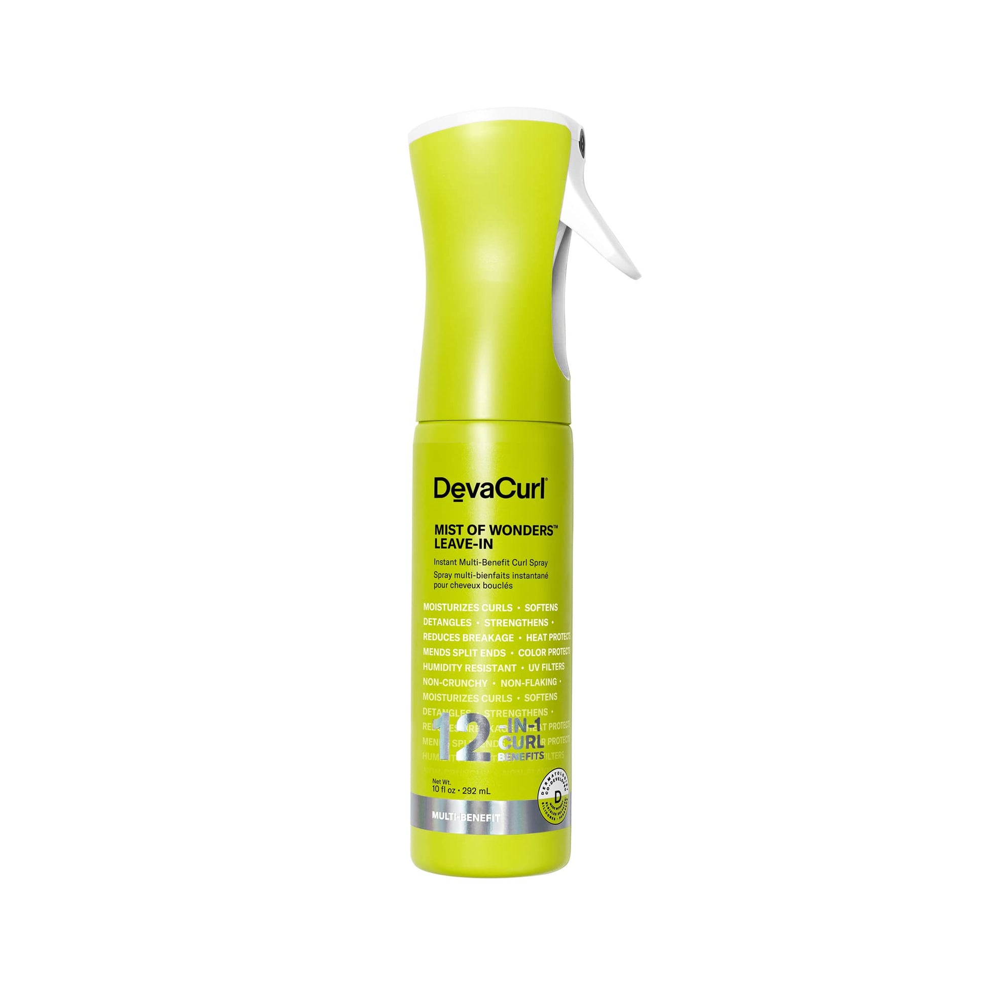 White Smoke DevaCurl Mist of Wonders Leave In Multi-Benefit Curl Spray, 10 oz